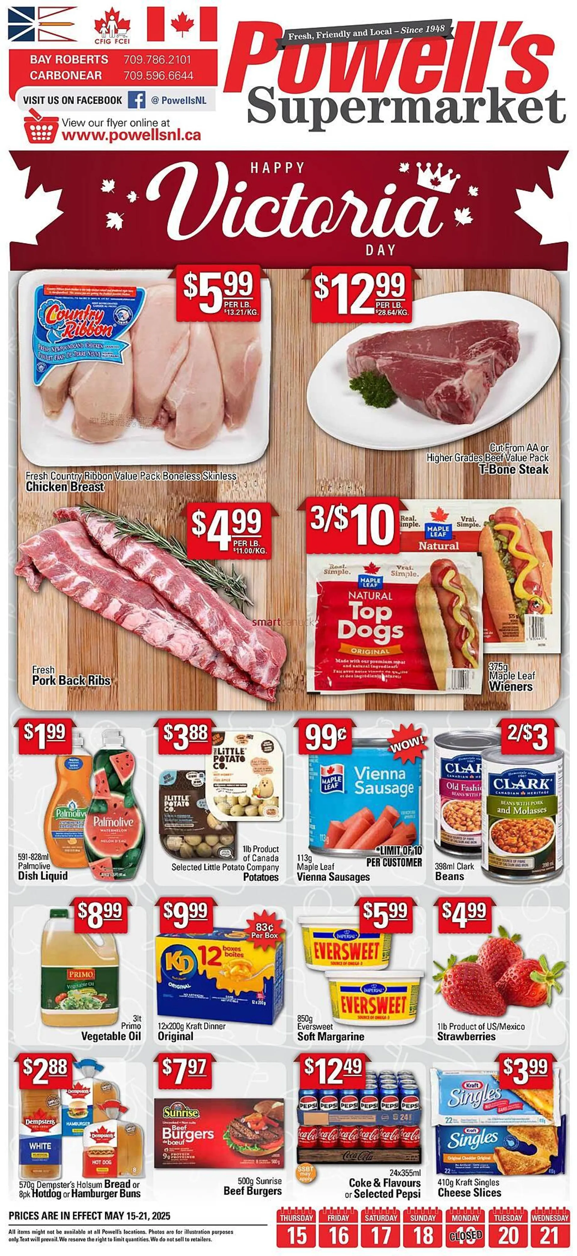 Powells Supermarket flyer - 1