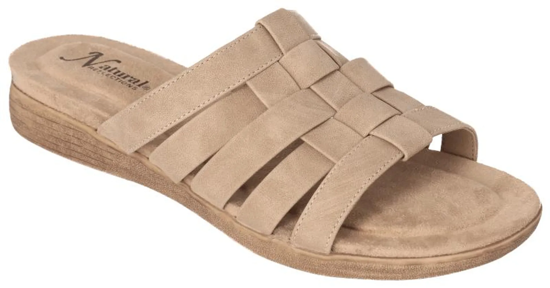 Natural Reflections Phoebe Slide Sandals for Ladies