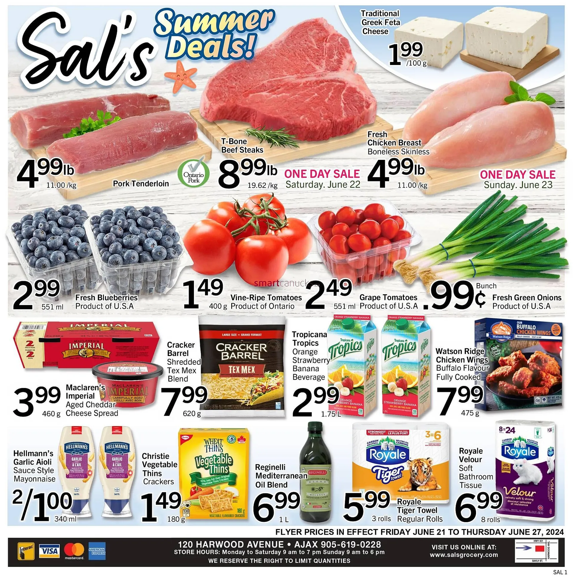 Sals Grocery flyer - 1