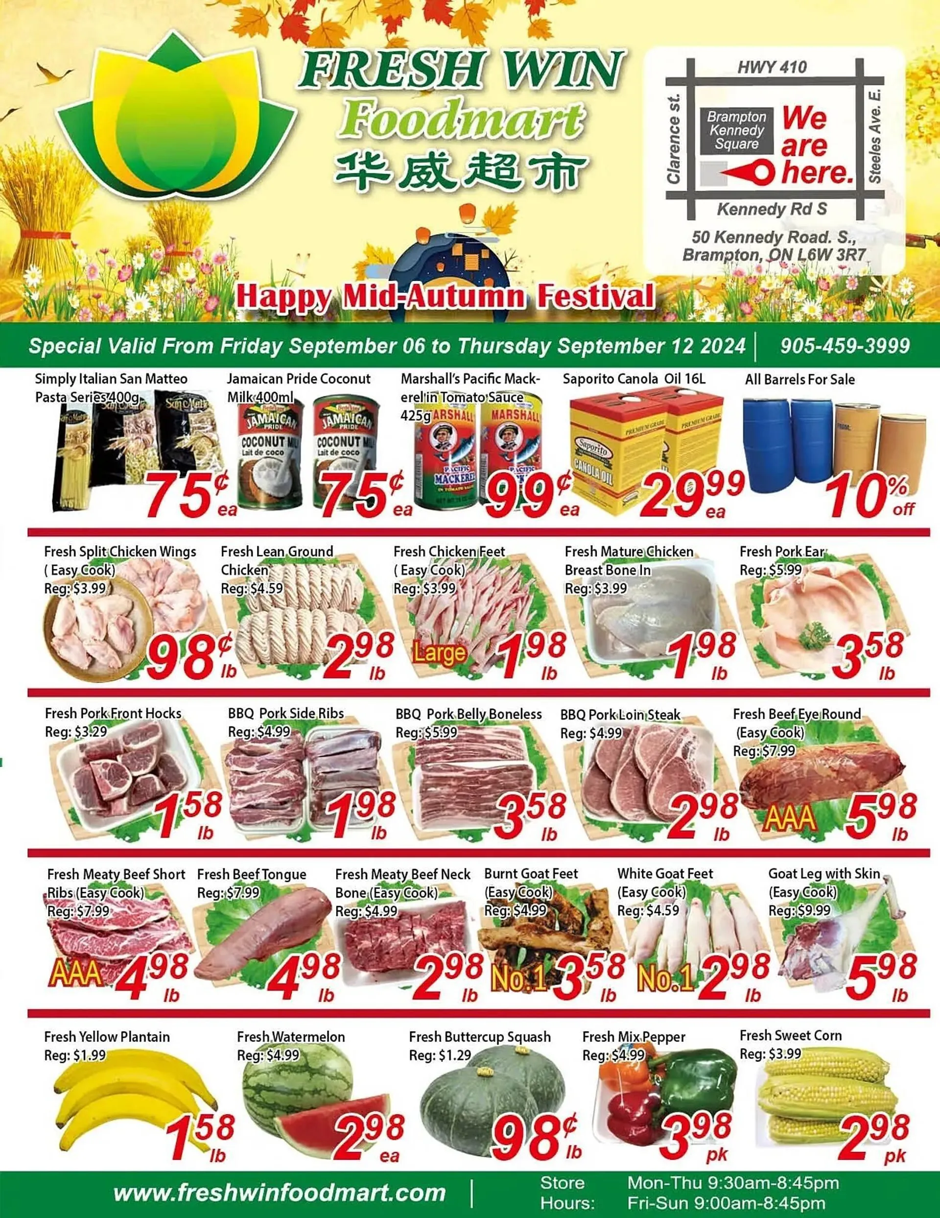 Fresh Win Foodmart flyer - 1