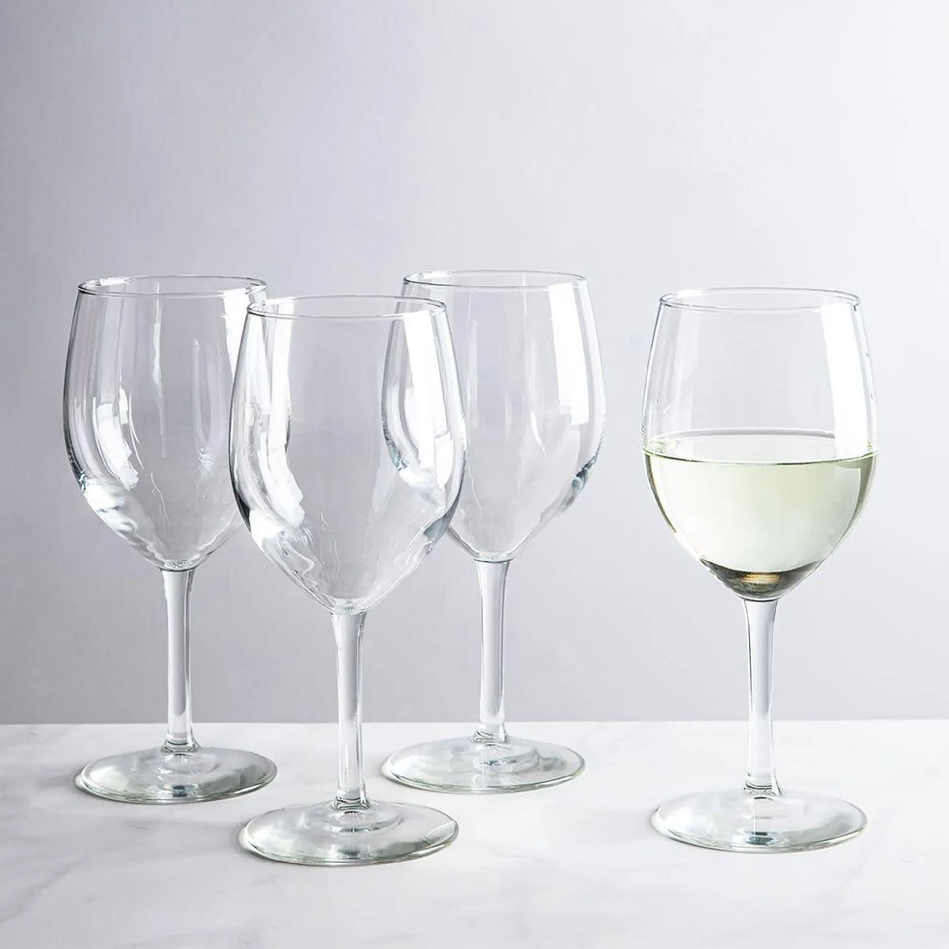 Libbey Everglass White Wine Glass - Set of 4 (Clear)