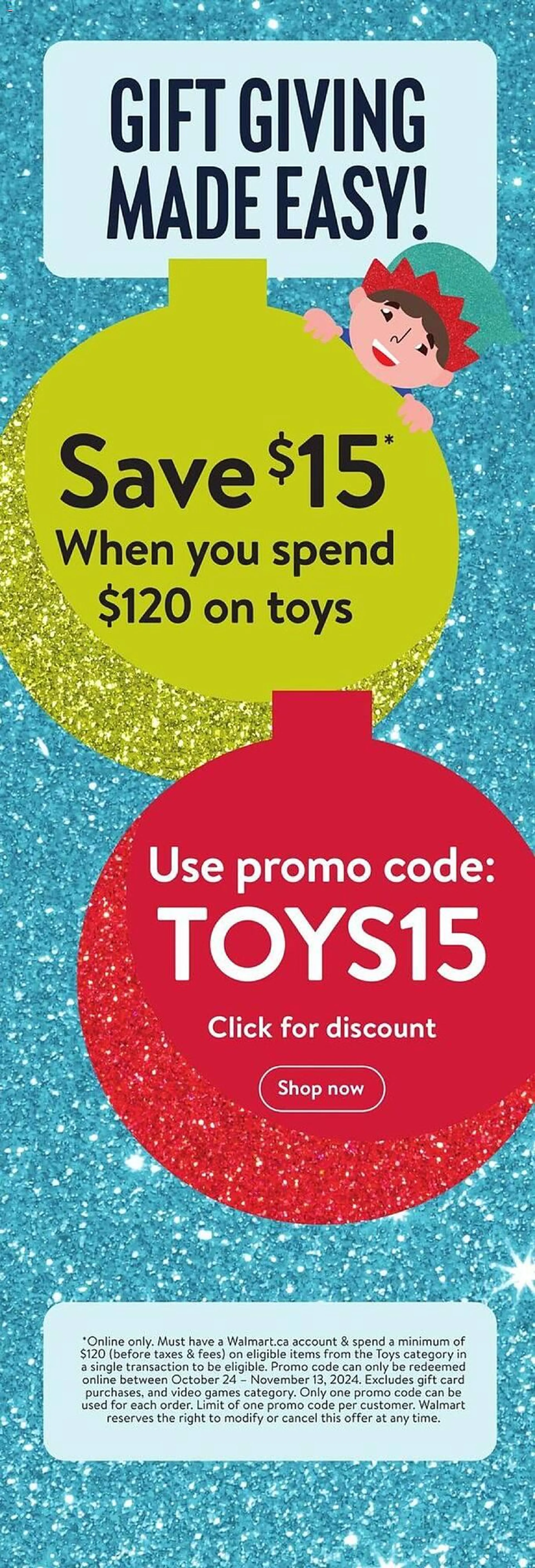 Walmart flyer from October 24 to December 24 2024 - flyer page 2