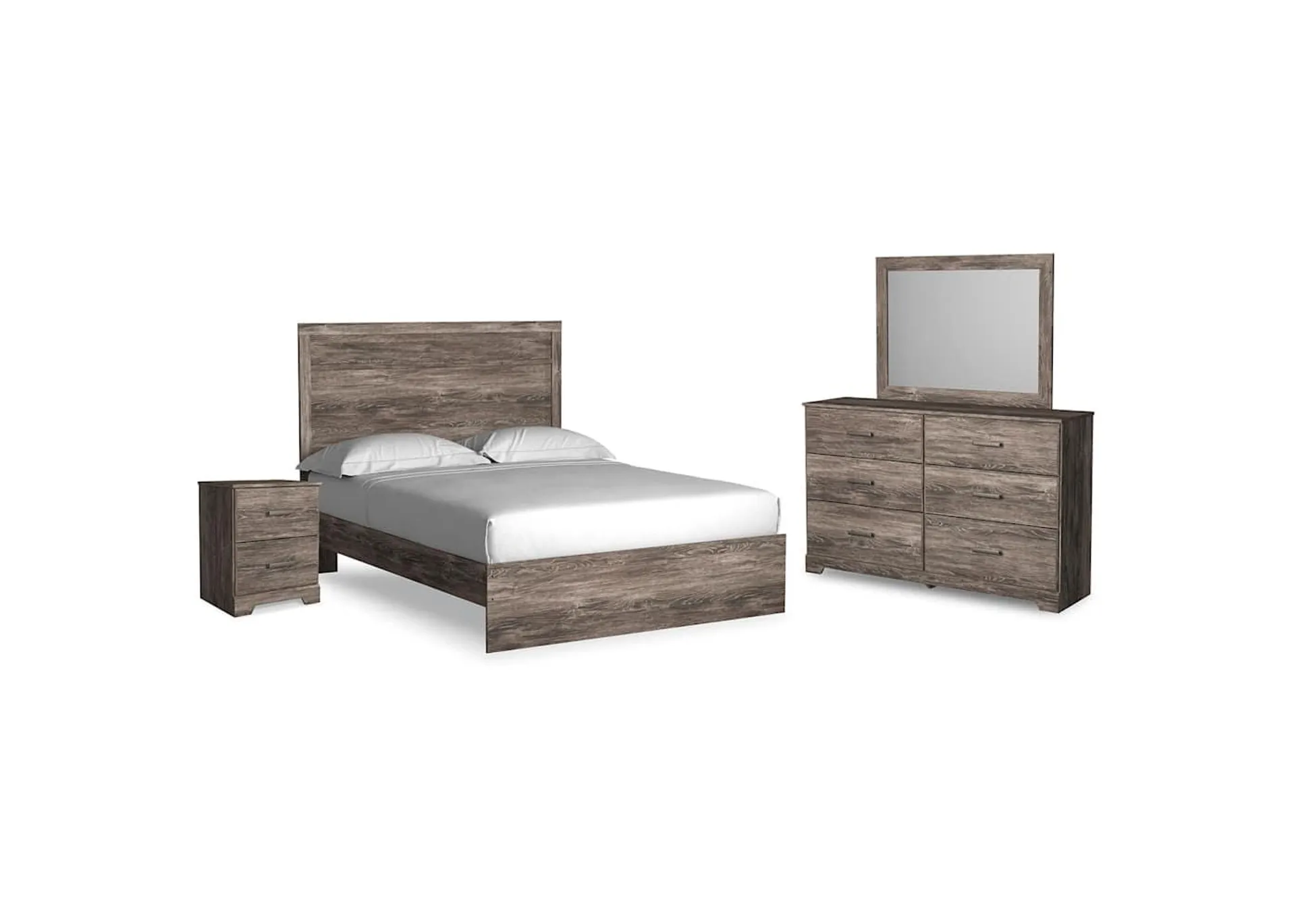 Ralinksi Panel Bedroom - Gray - Queen