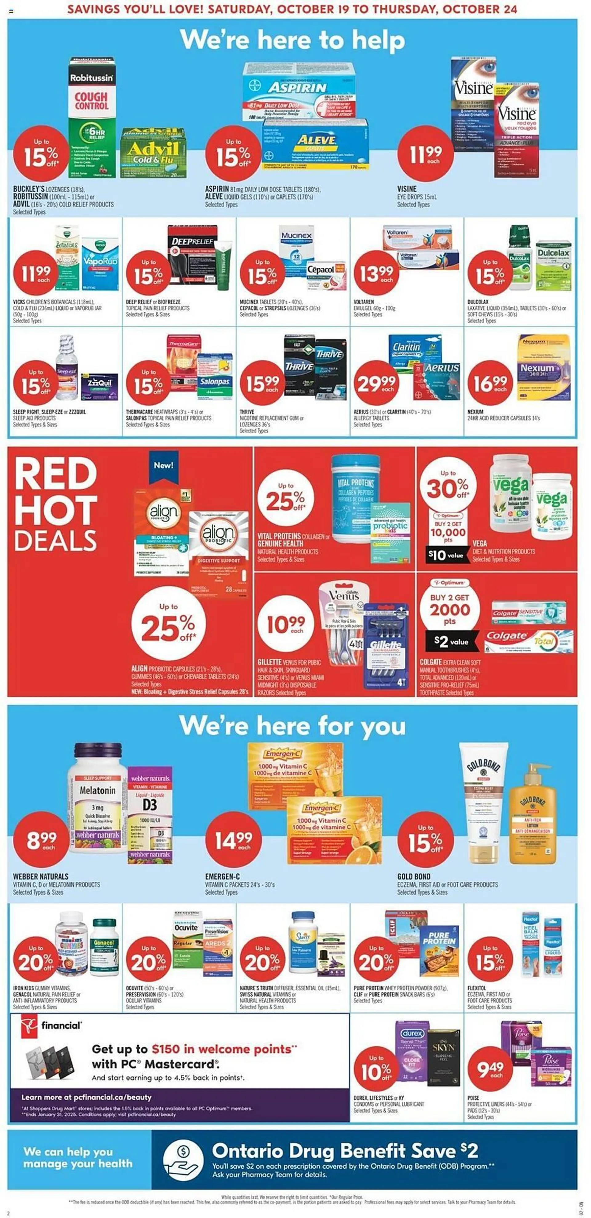 Shoppers Drug Mart flyer from October 19 to October 24 2024 - flyer page 4