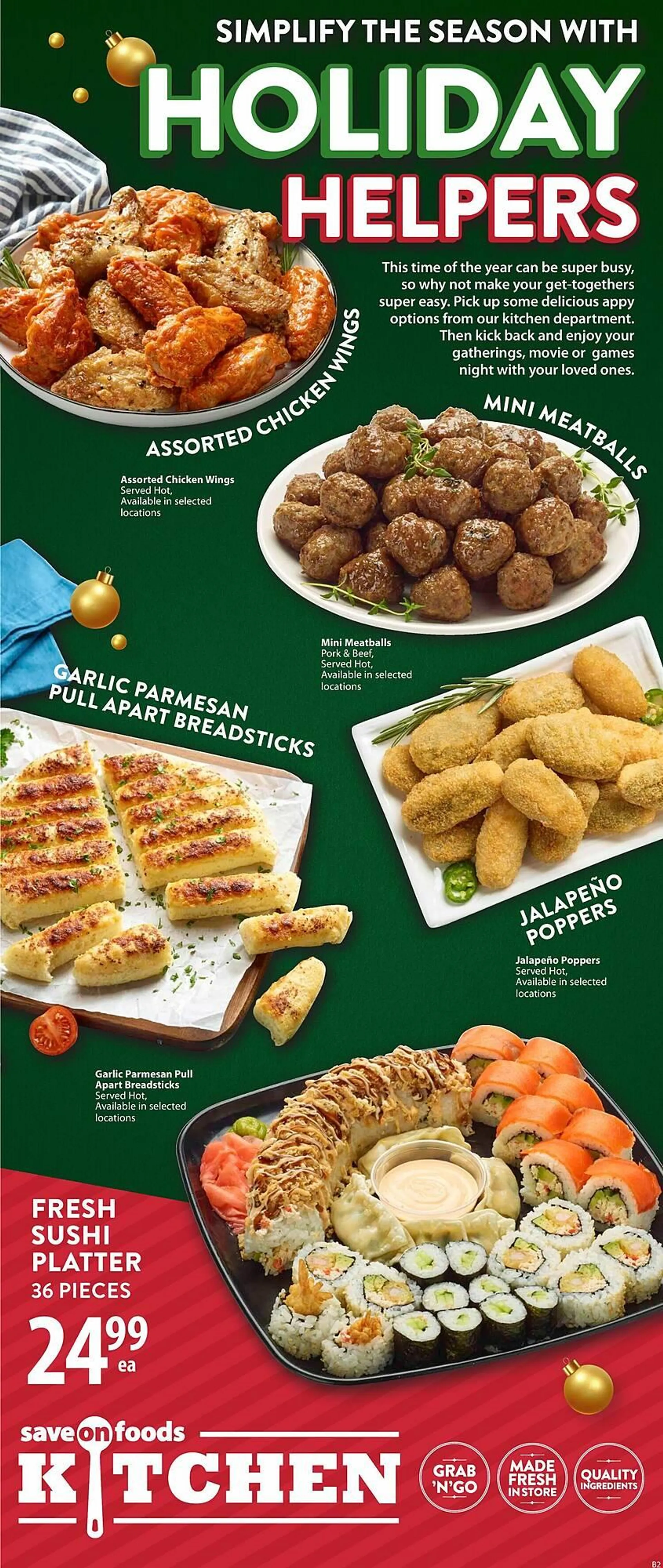 Save on Foods flyer from December 18 to December 25 2024 - flyer page 11