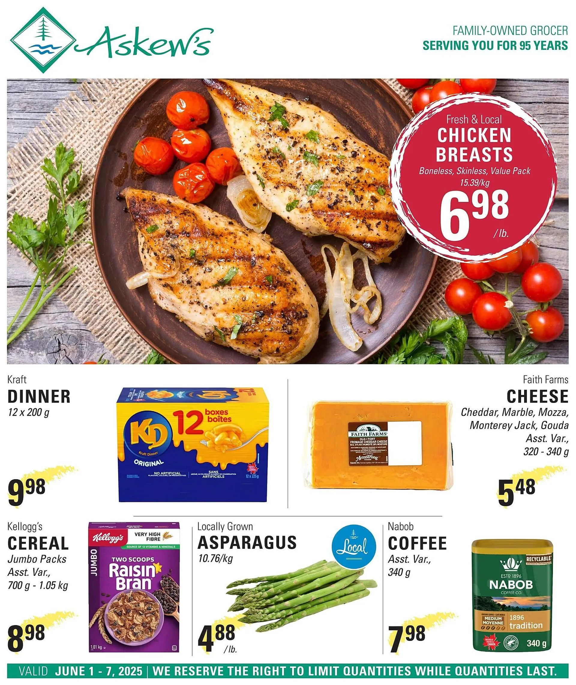 Askews Foods flyer from June 1 to June 7 2025 - flyer page 1