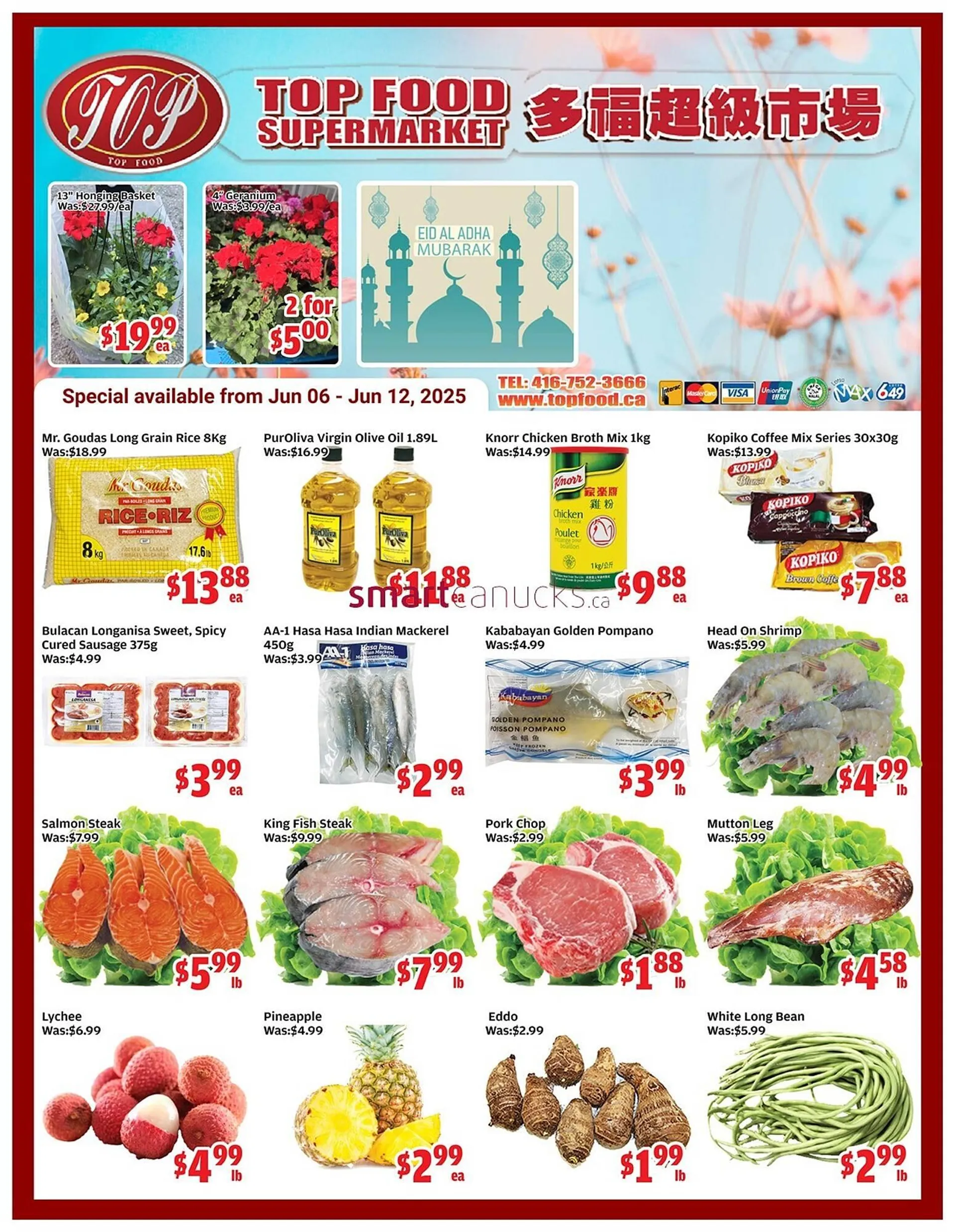 Top Food Supermarket flyer from June 6 to June 12 2025 - flyer page 1