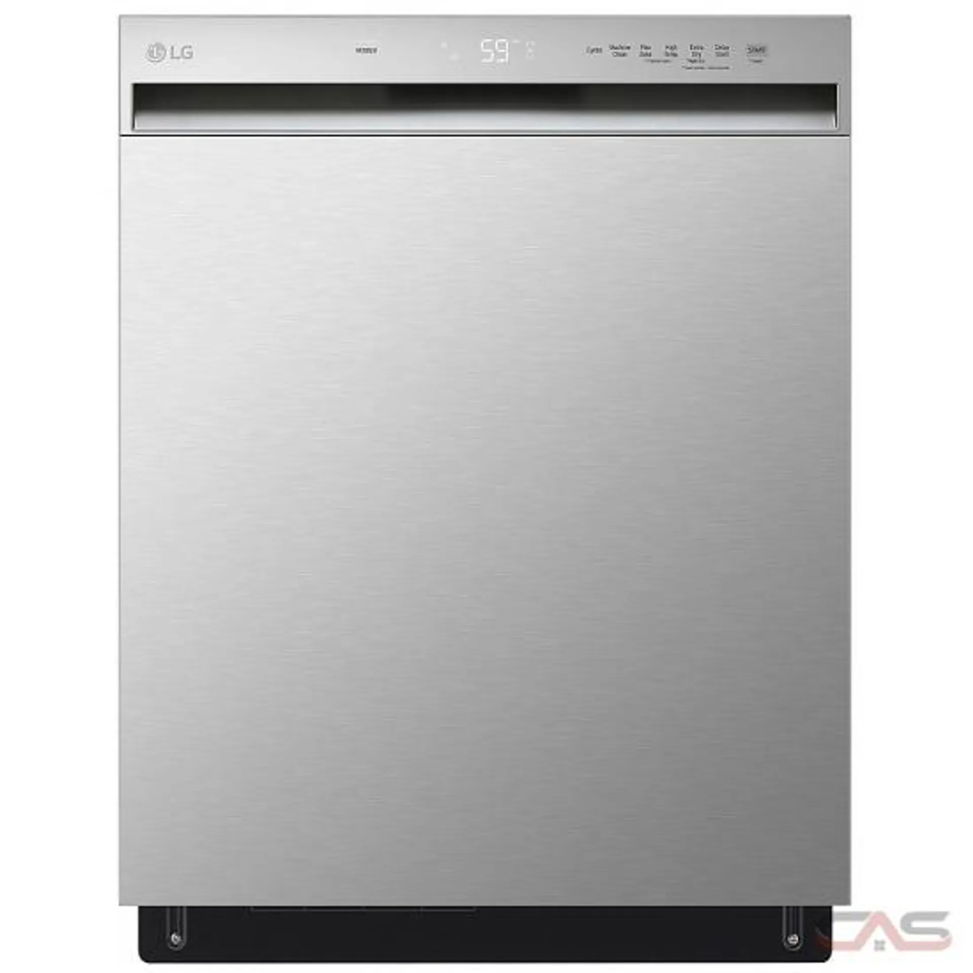 LG LDFN3432T Dishwasher, 24 inch Exterior Width, 50 dB Decibel Level, Full Console, Stainless Steel (Interior), 5 Wash Cycles, 15 Capacity (Place Settings), Stainless Steel colour QuadWash