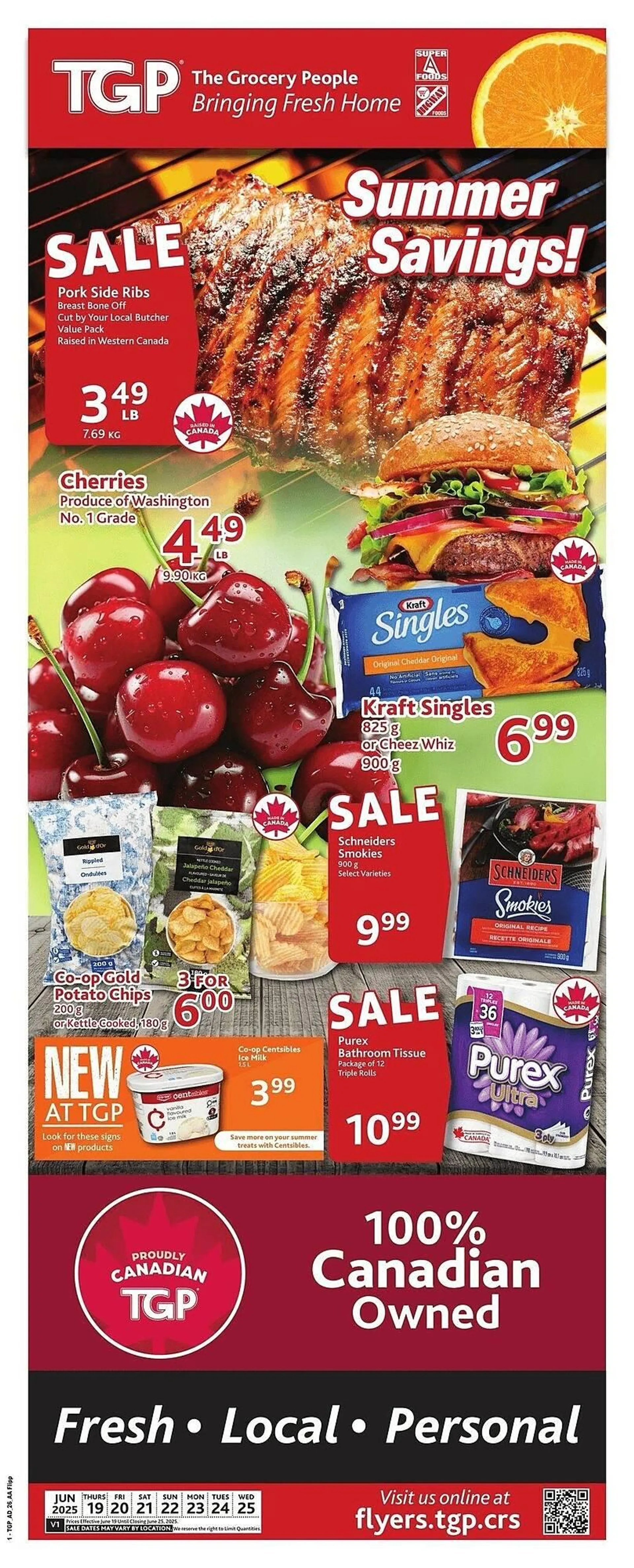 TGP The Grocery People flyer - 1
