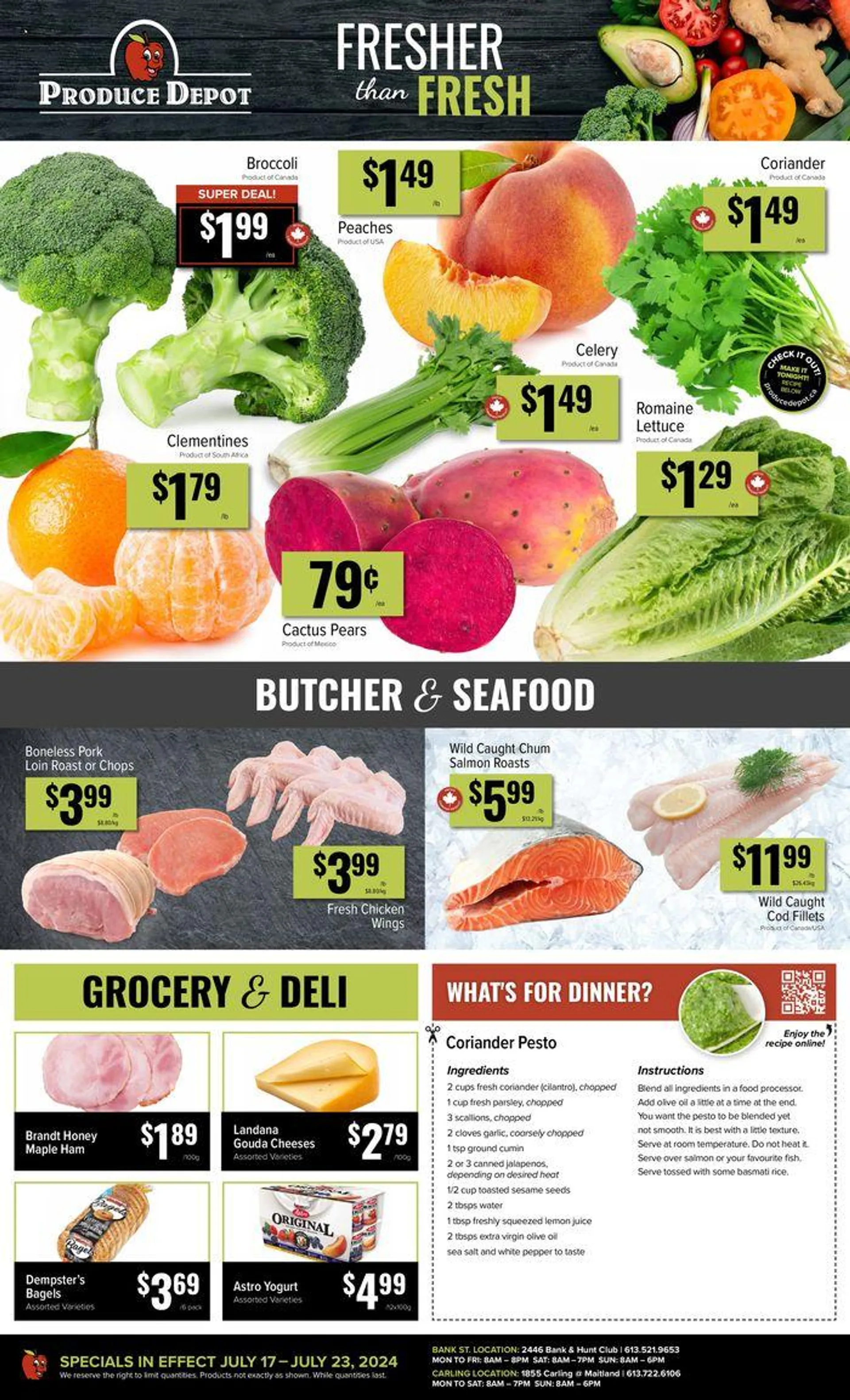 Produce Depot from July 17 to July 31 2024 - flyer page 1