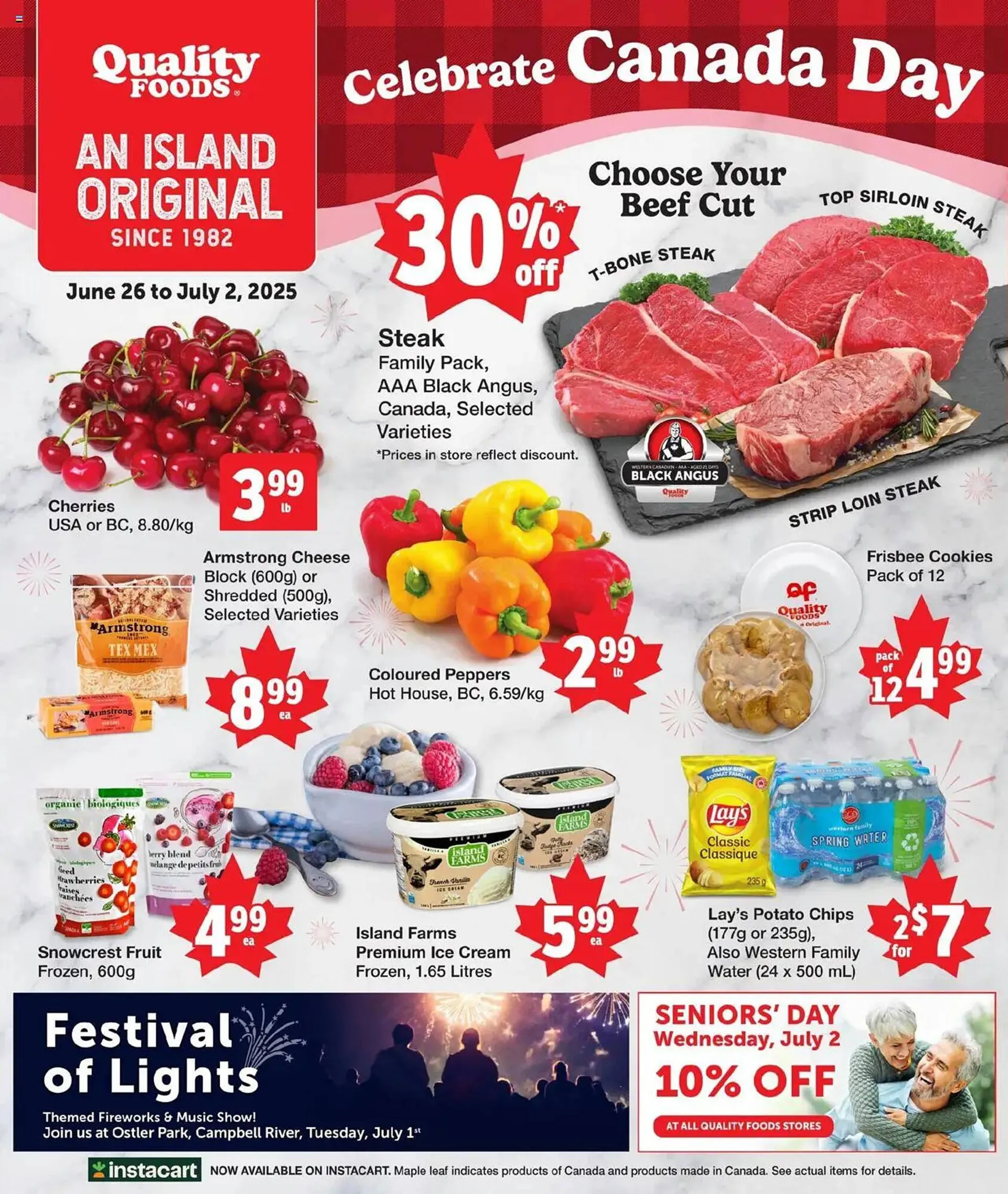 Quality Foods flyer from June 26 to July 3 2025 - flyer page 1