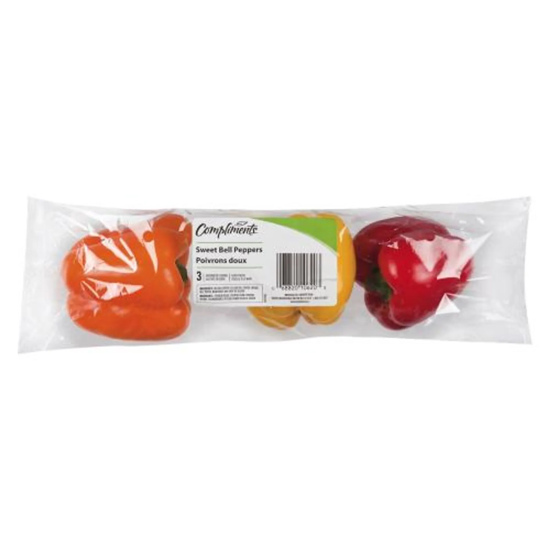 Compliments Sweet Bell Peppers, 3 ct