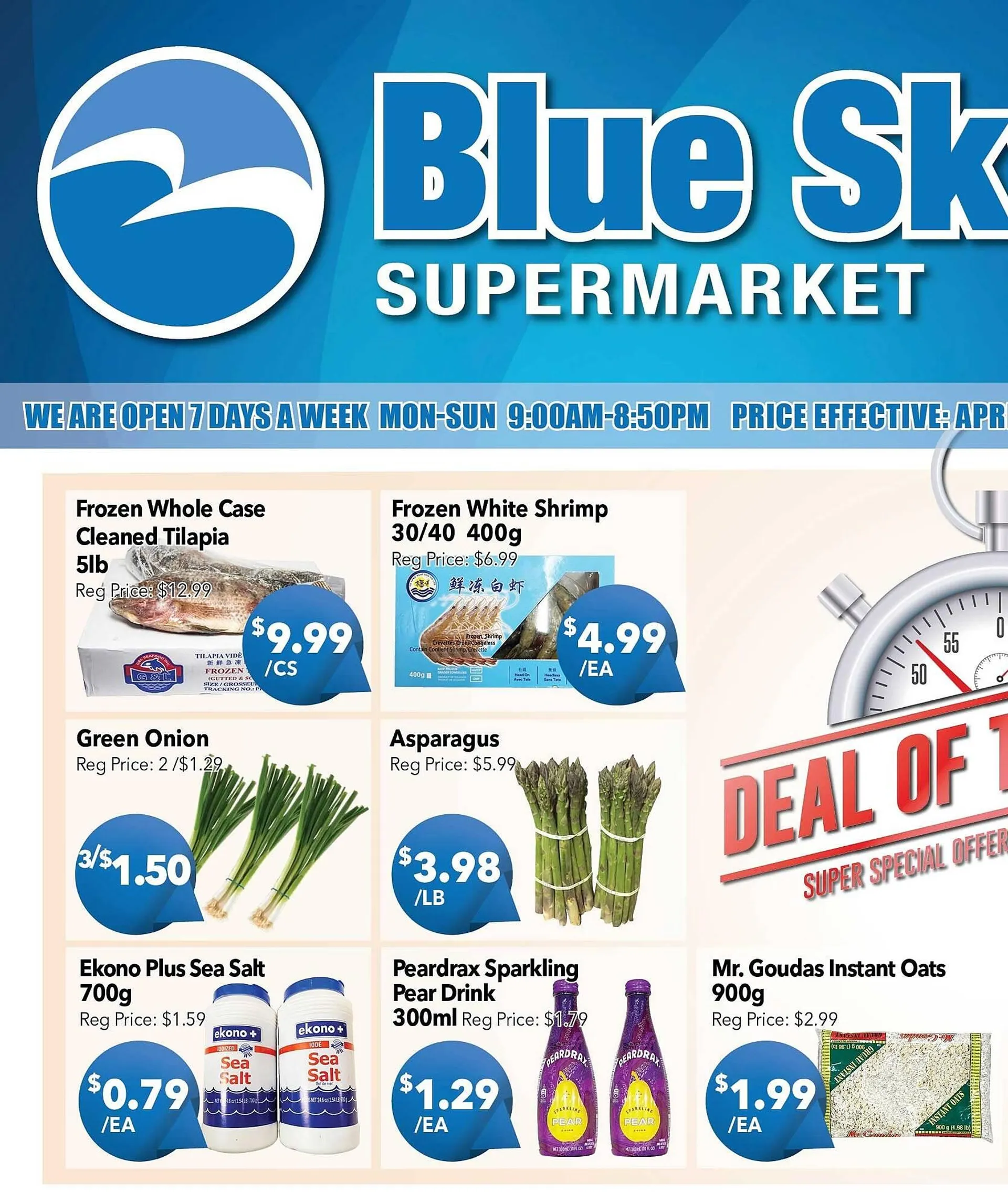 Blue Sky Supermarket flyer - 1