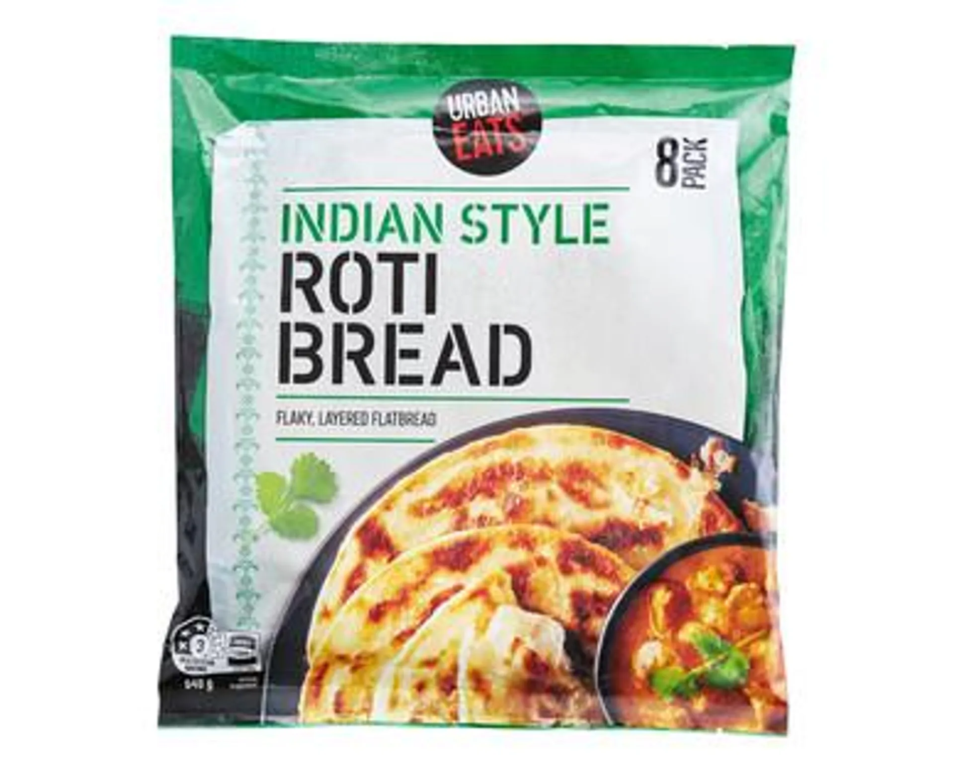 Urban Eats Roti Bread 640g