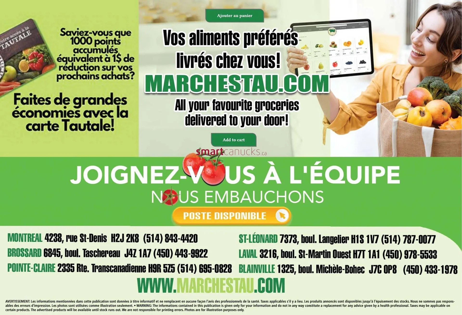 Marches Tau flyer from May 12 to May 25 2025 - flyer page 3