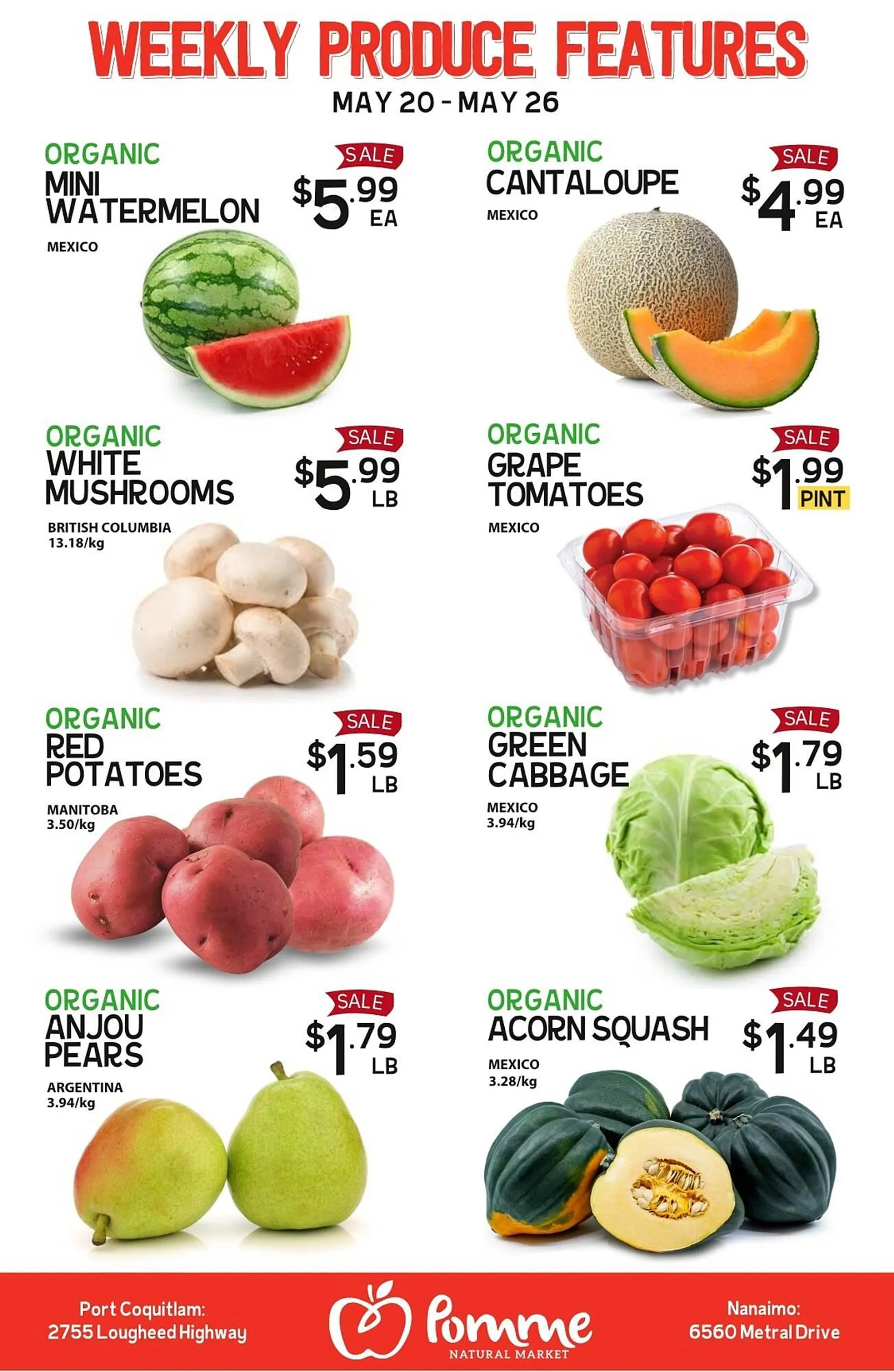Pomme Natural Market flyer - 1