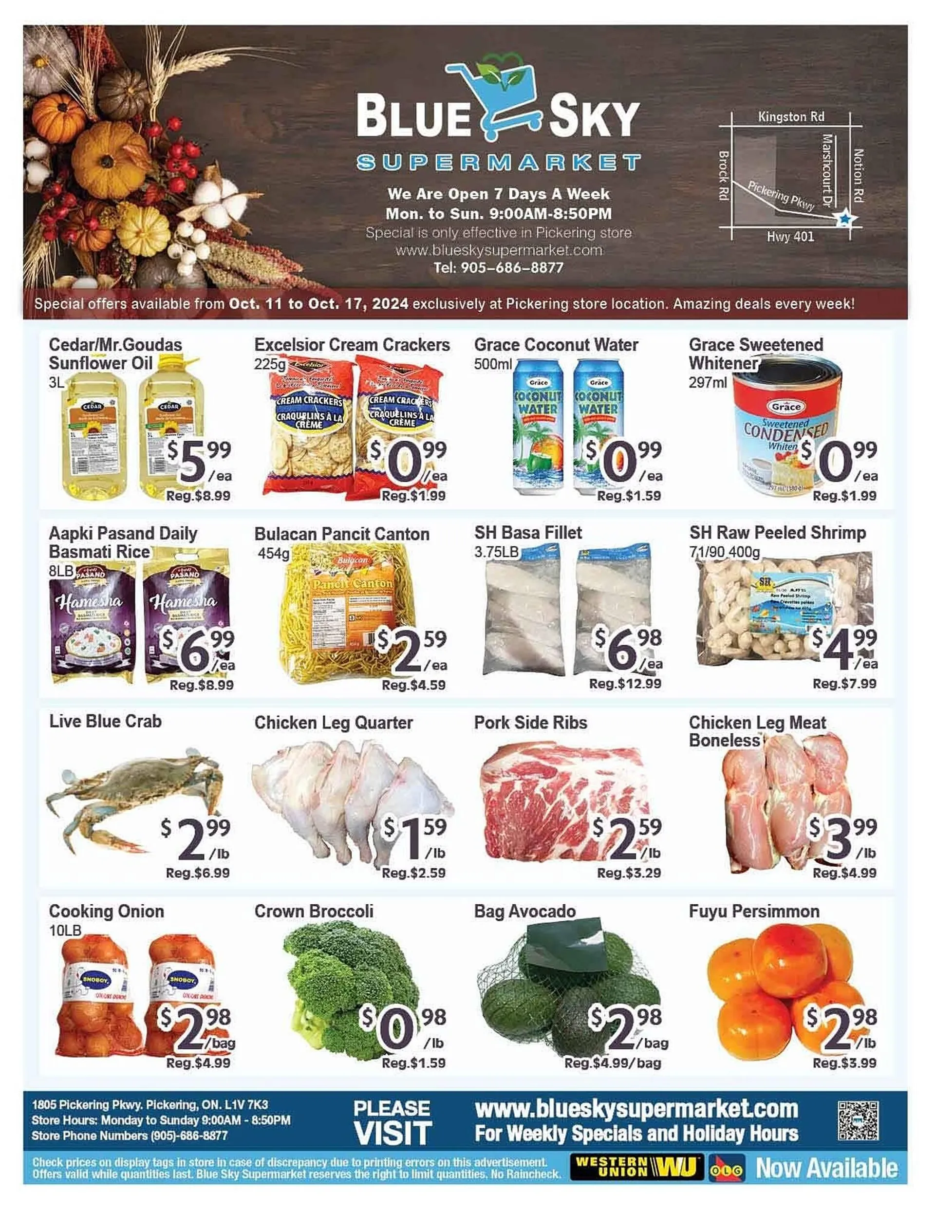 Blue Sky Supermarket flyer - 1