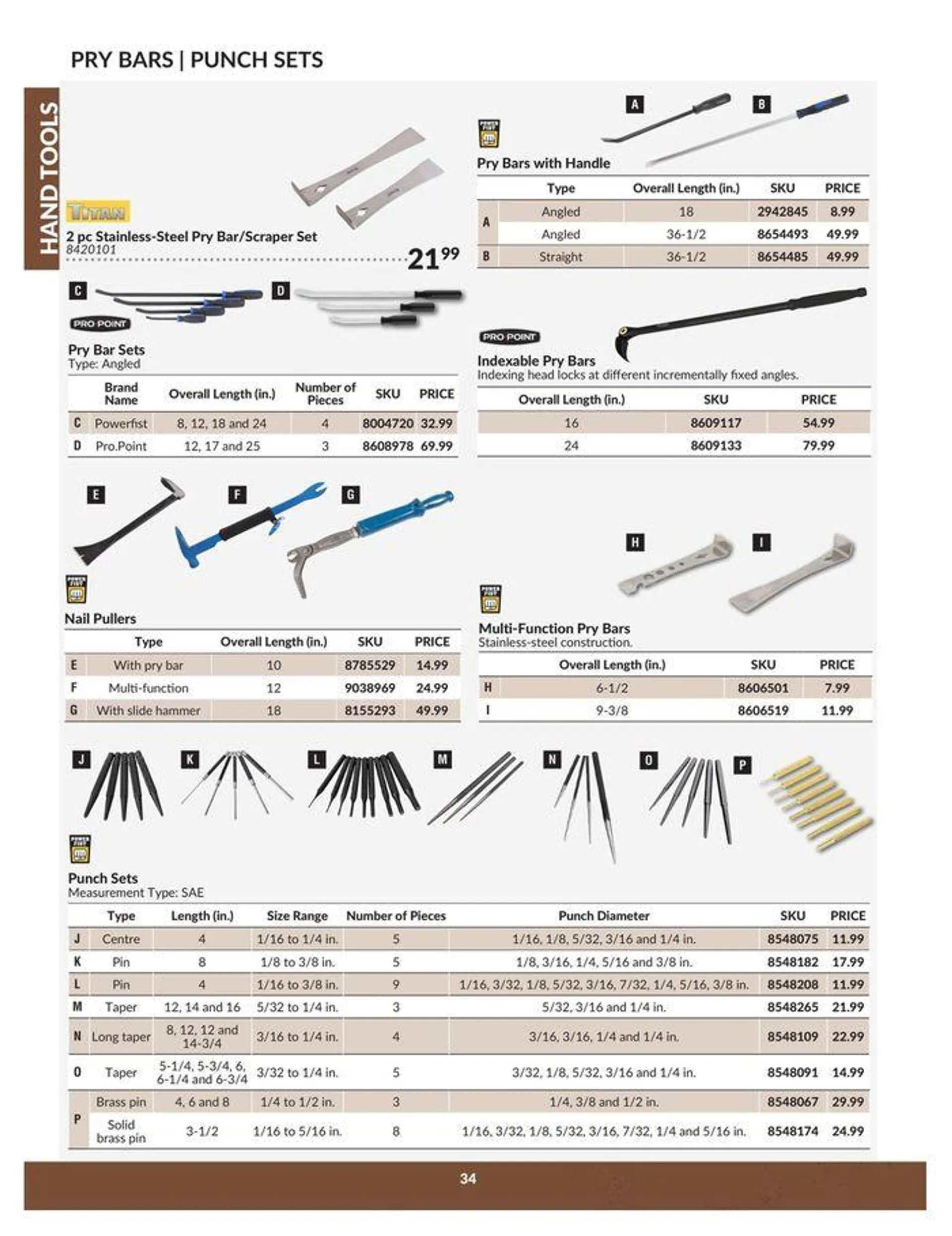 Hand Tools Catalogue from April 23 to April 22 2025 - flyer page 34