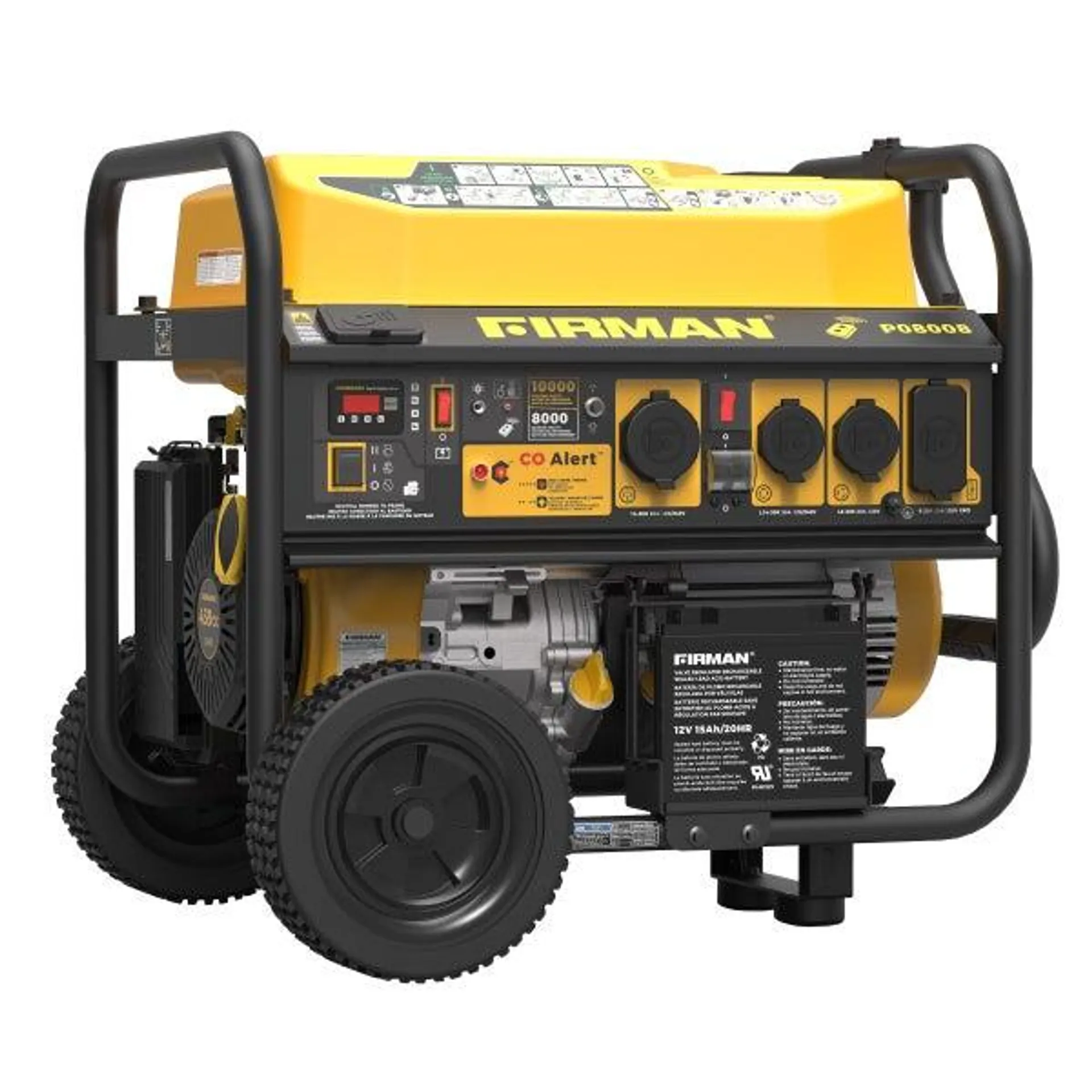 Firman 10,000W/8,000W Portable Generator with CO Shut Off