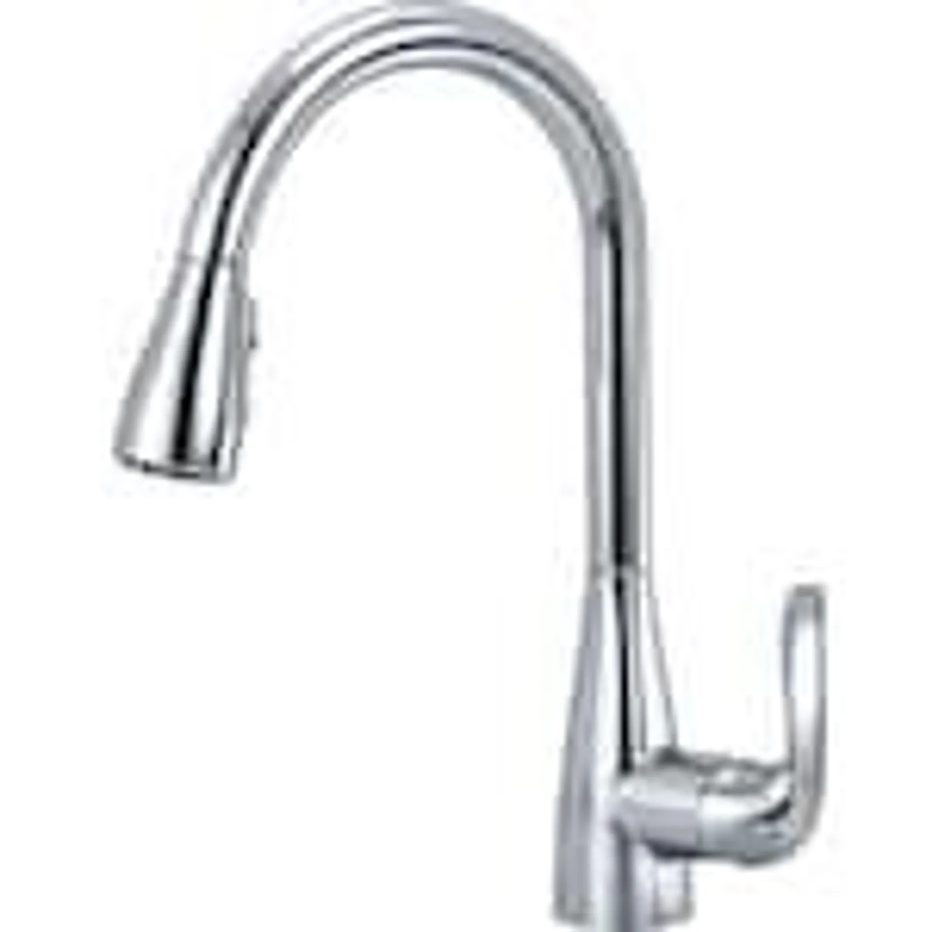 Grenville Single Handle Pull-Down Sprayer Kitchen Faucet in Chrome