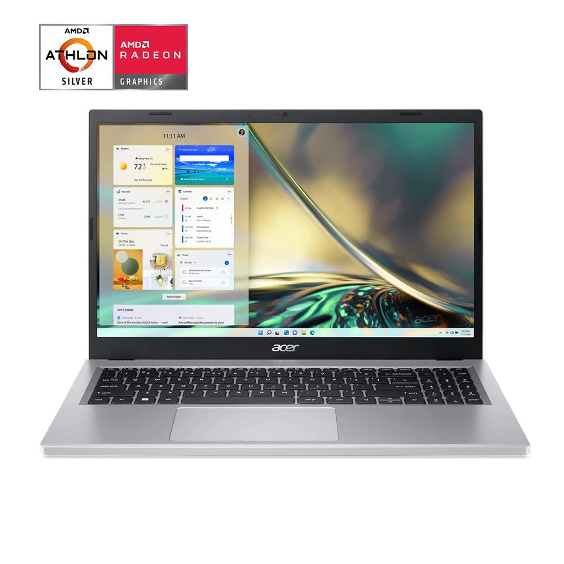 Acer 15.6'' FHD Laptop - AMD Athlon Processor - 8GB RAM - 256GB SSD
