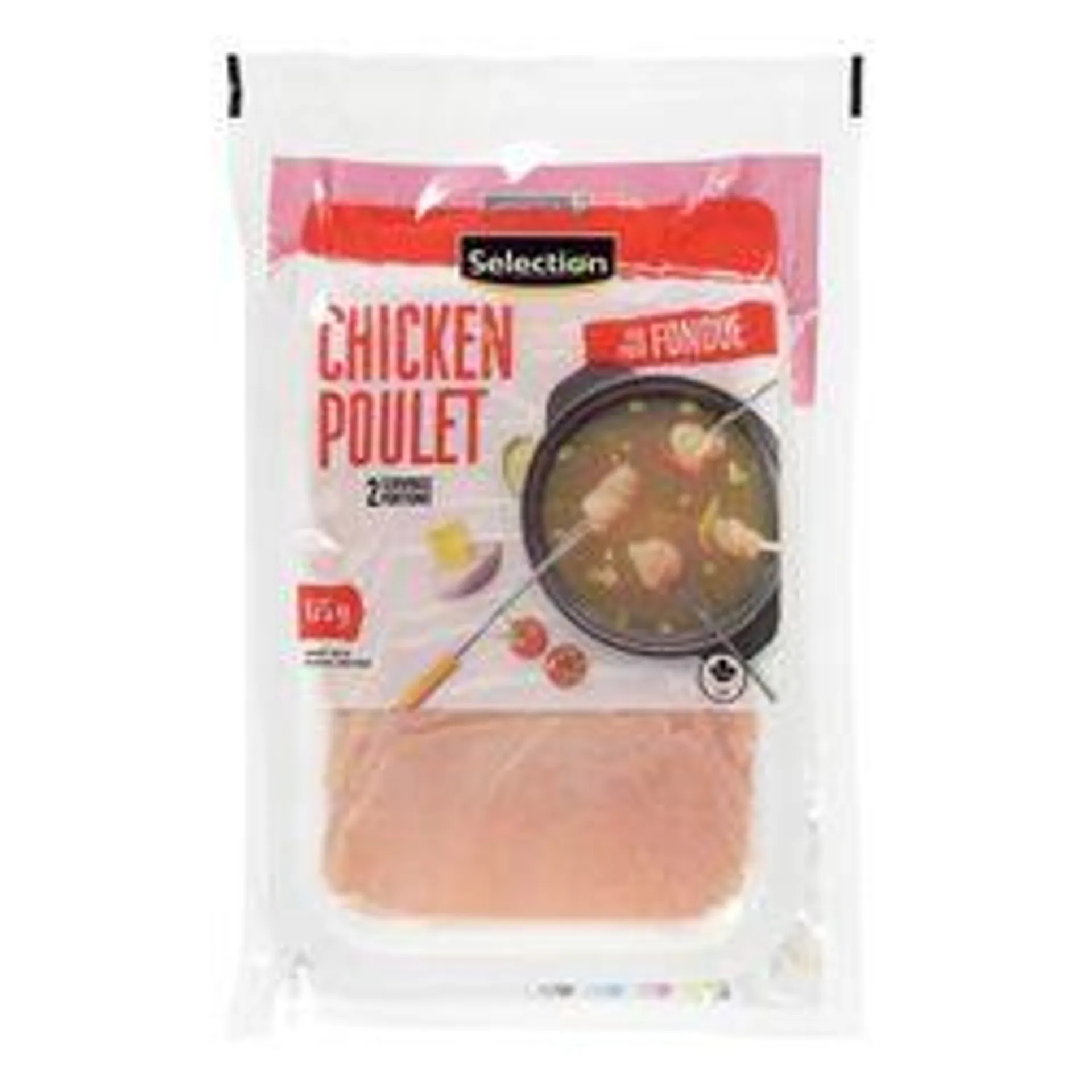 Frozen Chicken for Fondue