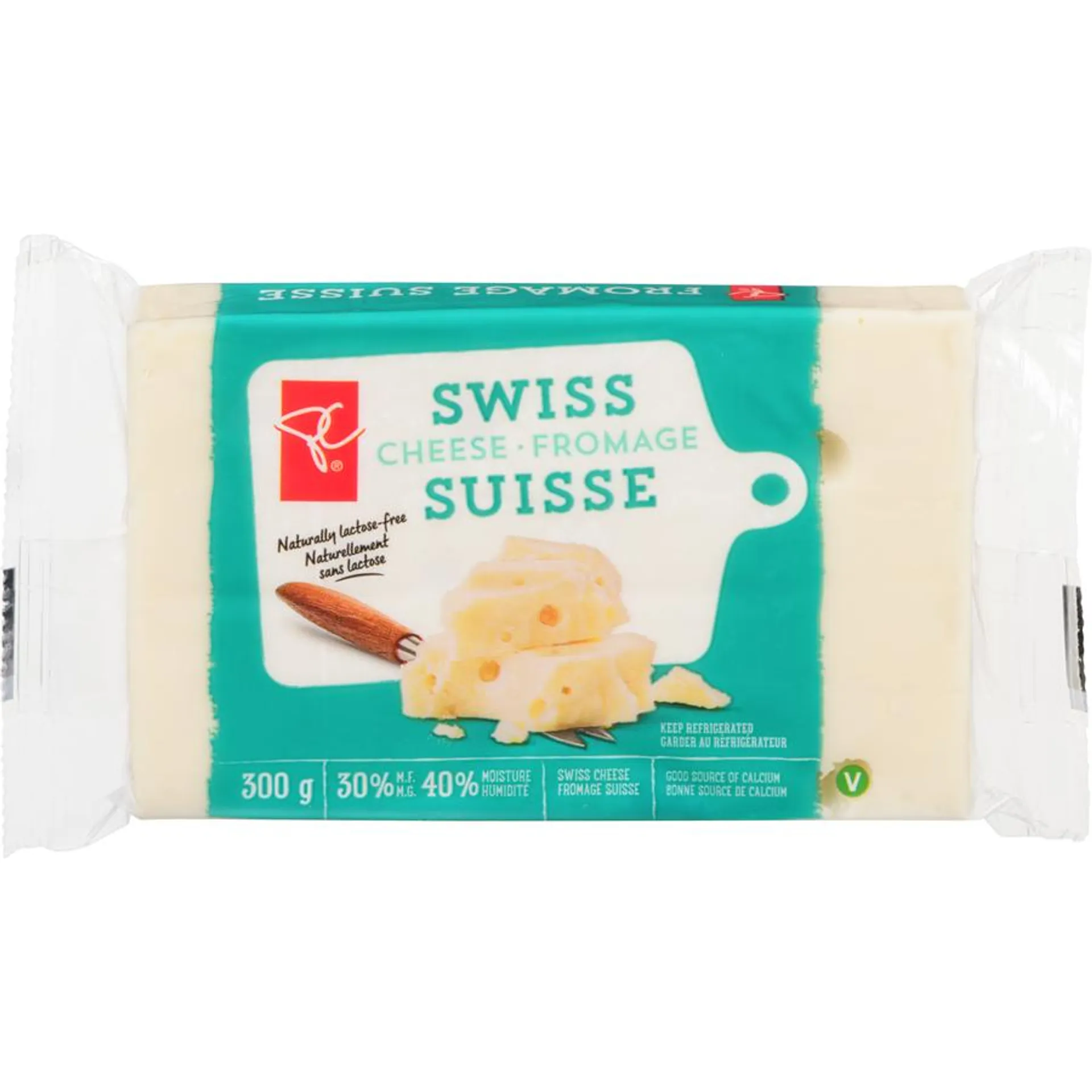 Naturally Lactose-Free Swiss Cheese