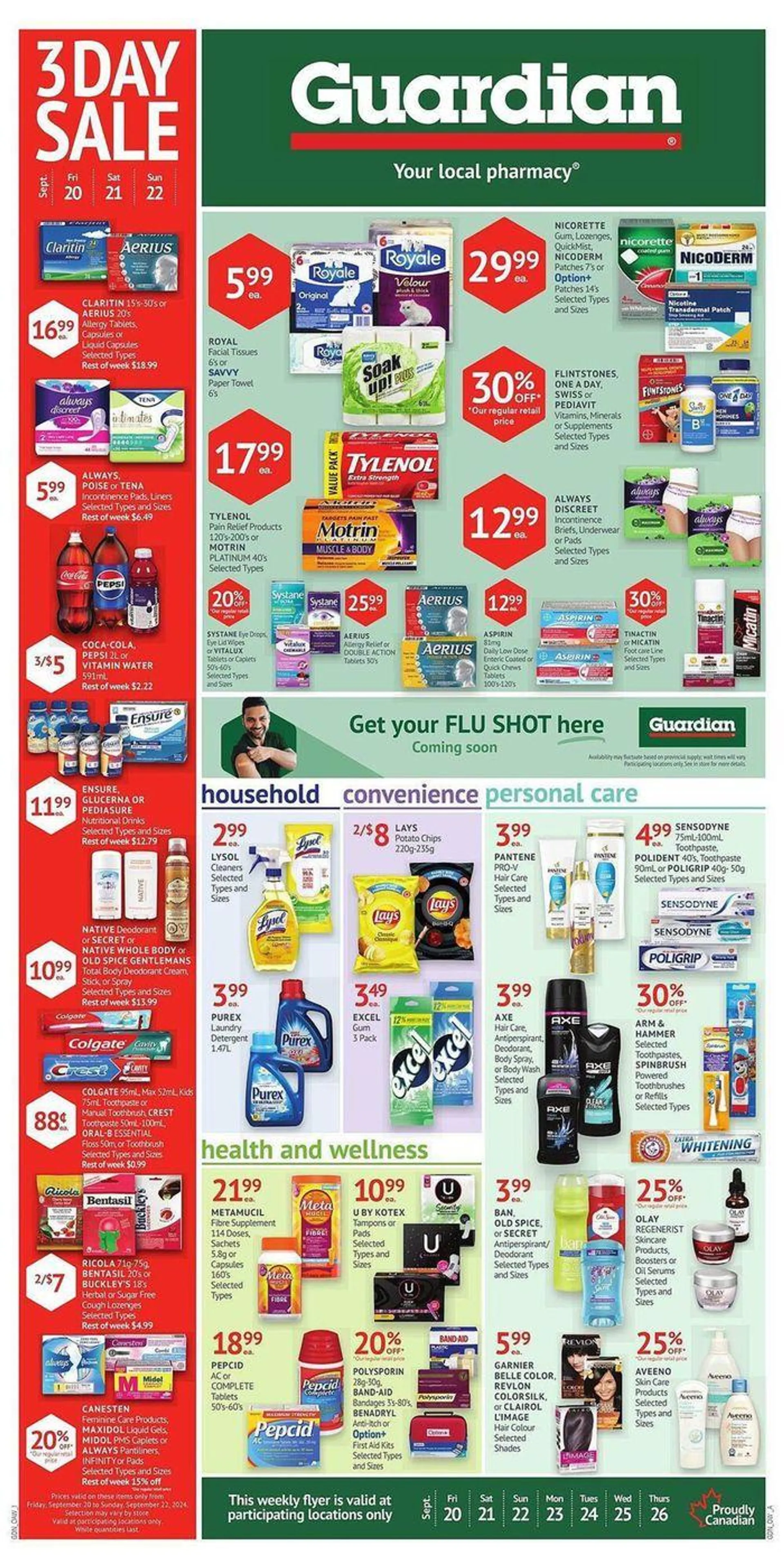 Guardian Pharmacy weekly flyer - 1