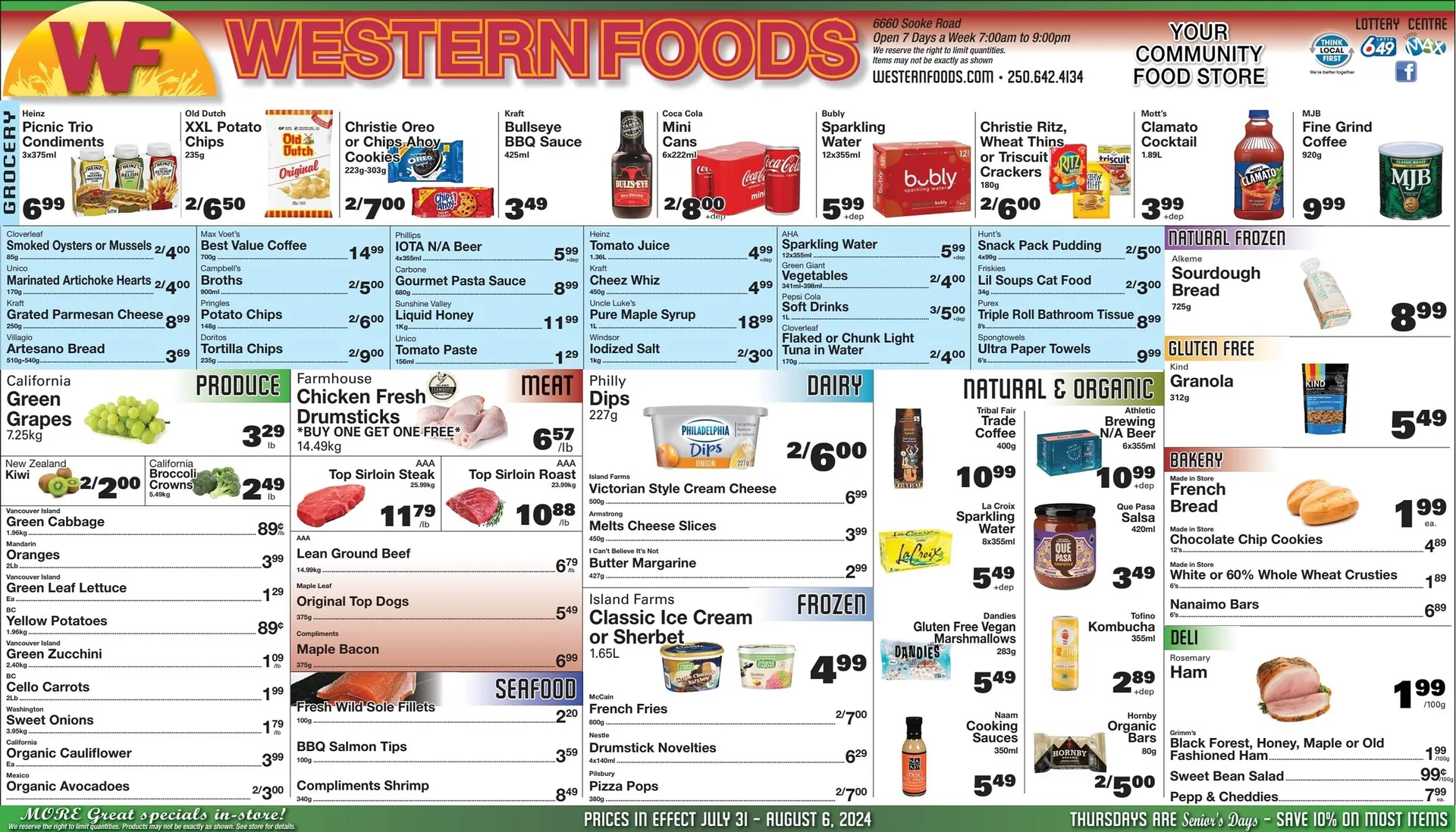 Western Foods flyer - 1