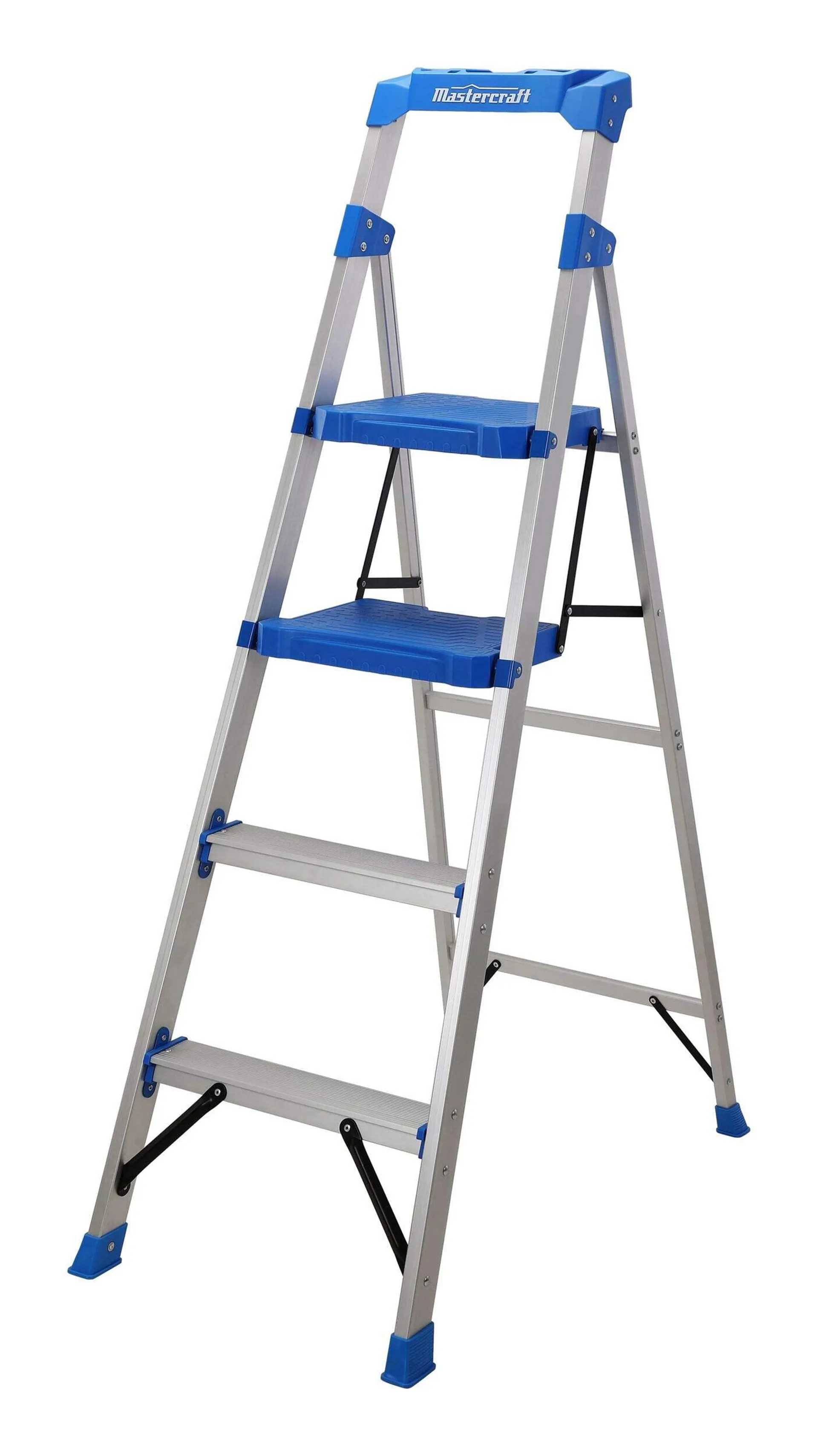 Mastercraft Grade 1 Aluminum Compact Ladder, 5.5-ft, 250-lb