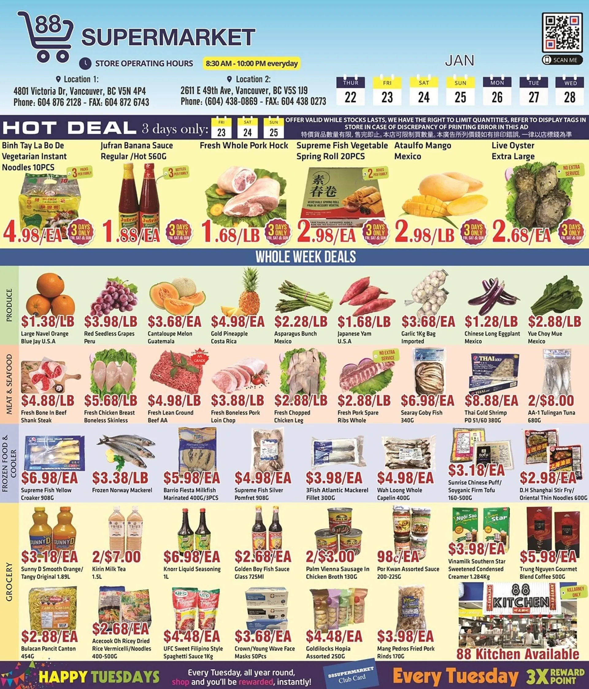 88 Supermarket flyer from February 22 to February 28 2024 - flyer page 