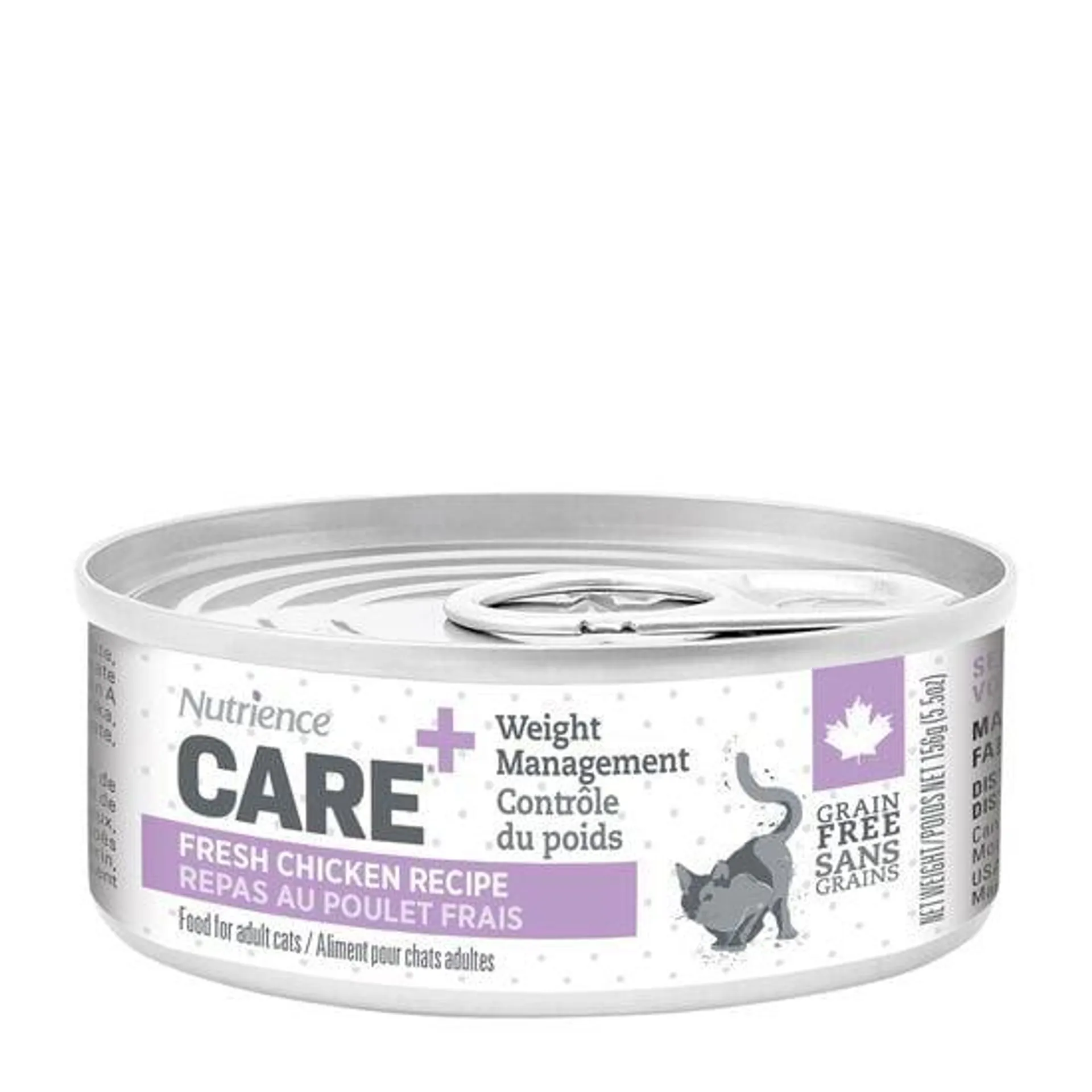 Weight management pâté for cats, fresh chicken