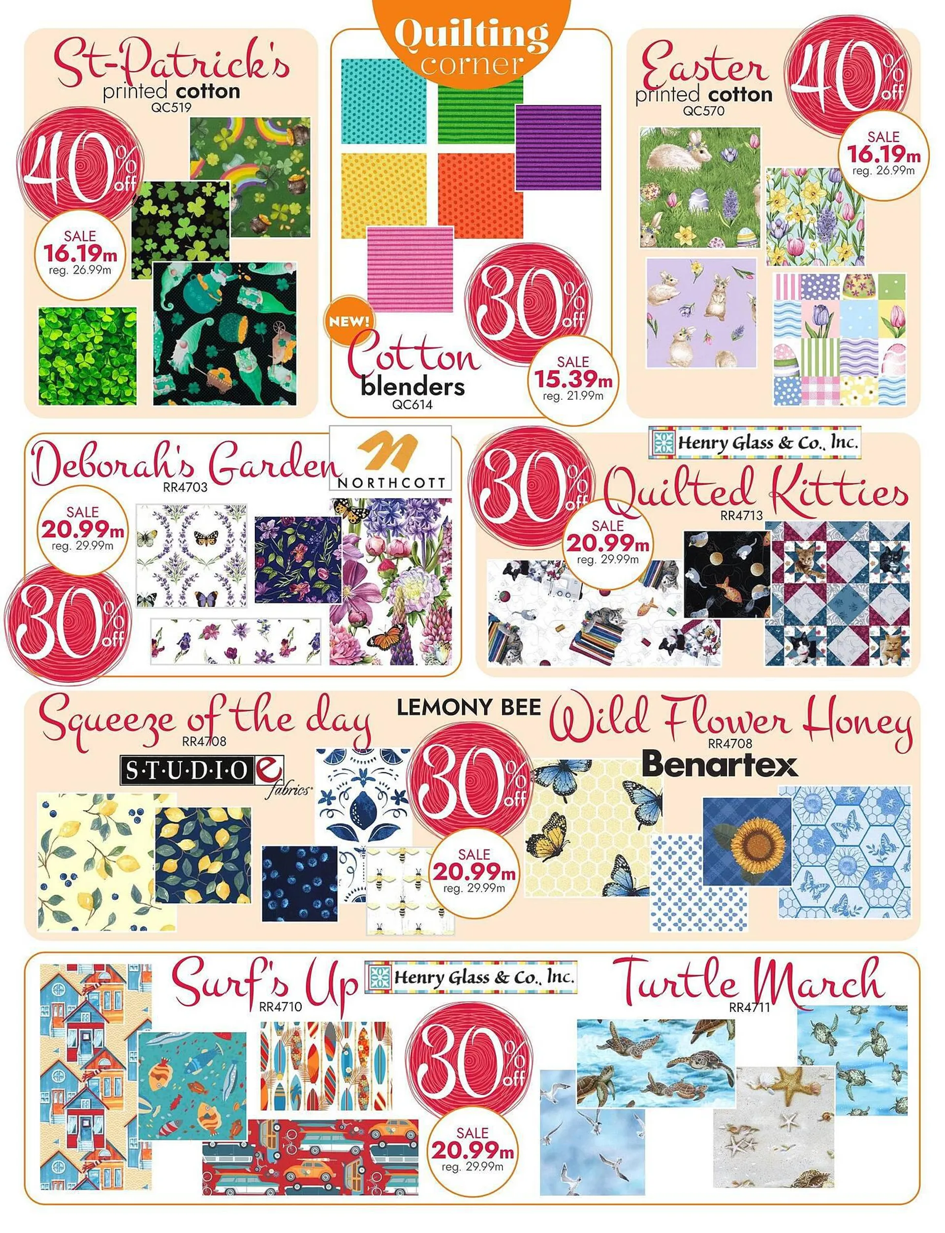 Fabricville flyer from March 6 to April 2 2024 - flyer page 6