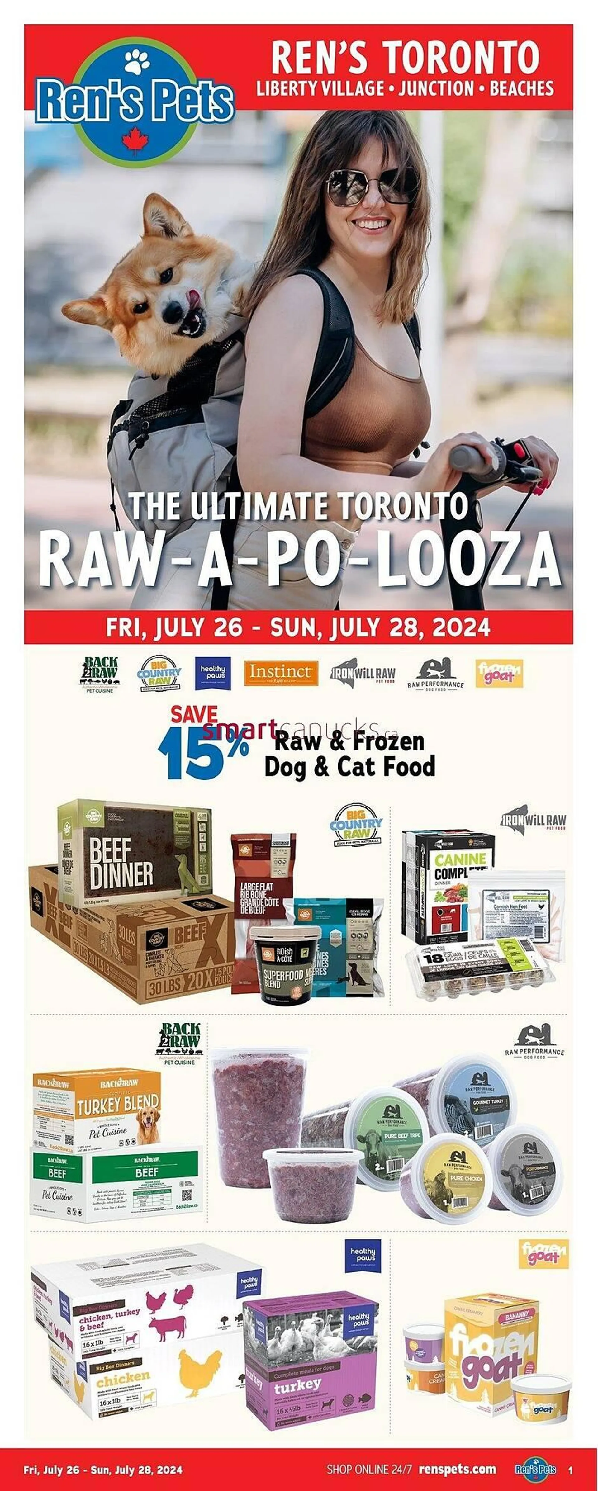 Ren’s Pets Depot flyer from July 25 to July 31 2024 - flyer page 1