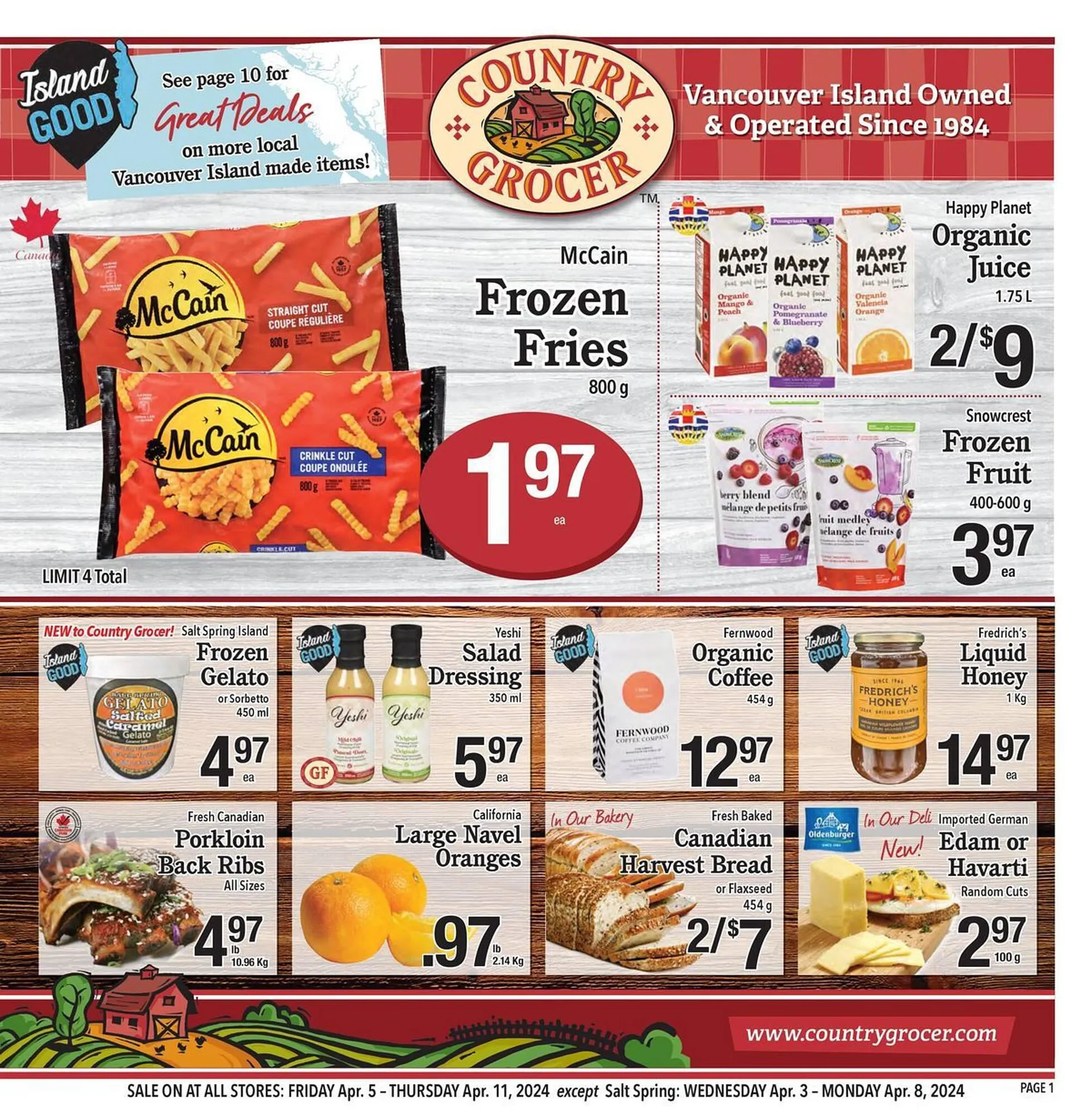 Country Grocer flyer from April 3 to April 17 2024 - flyer page 