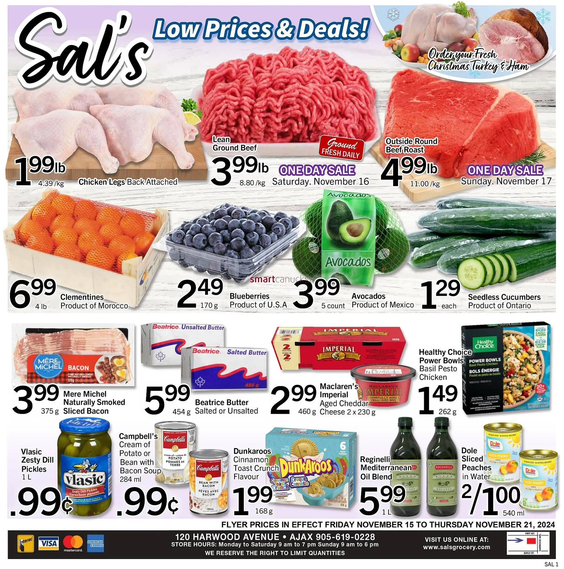 Sals Grocery flyer - 1