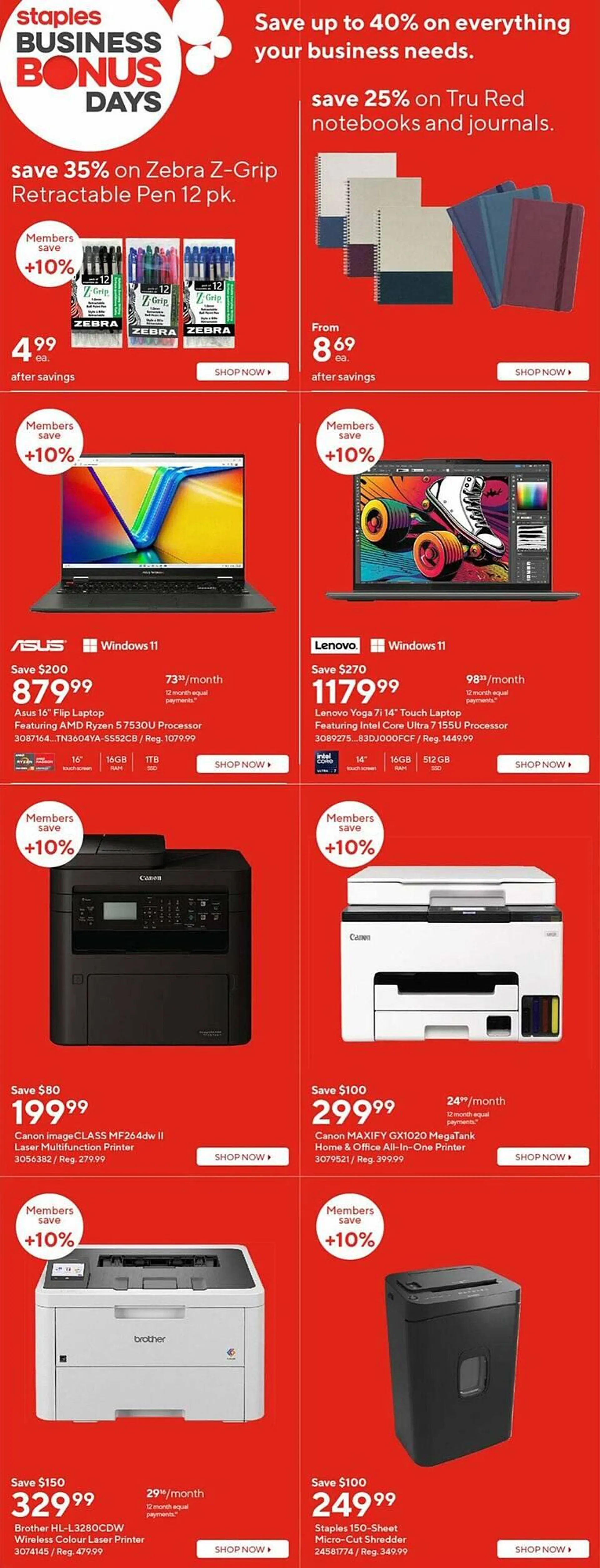 Staples flyer from October 17 to October 24 2024 - flyer page 6