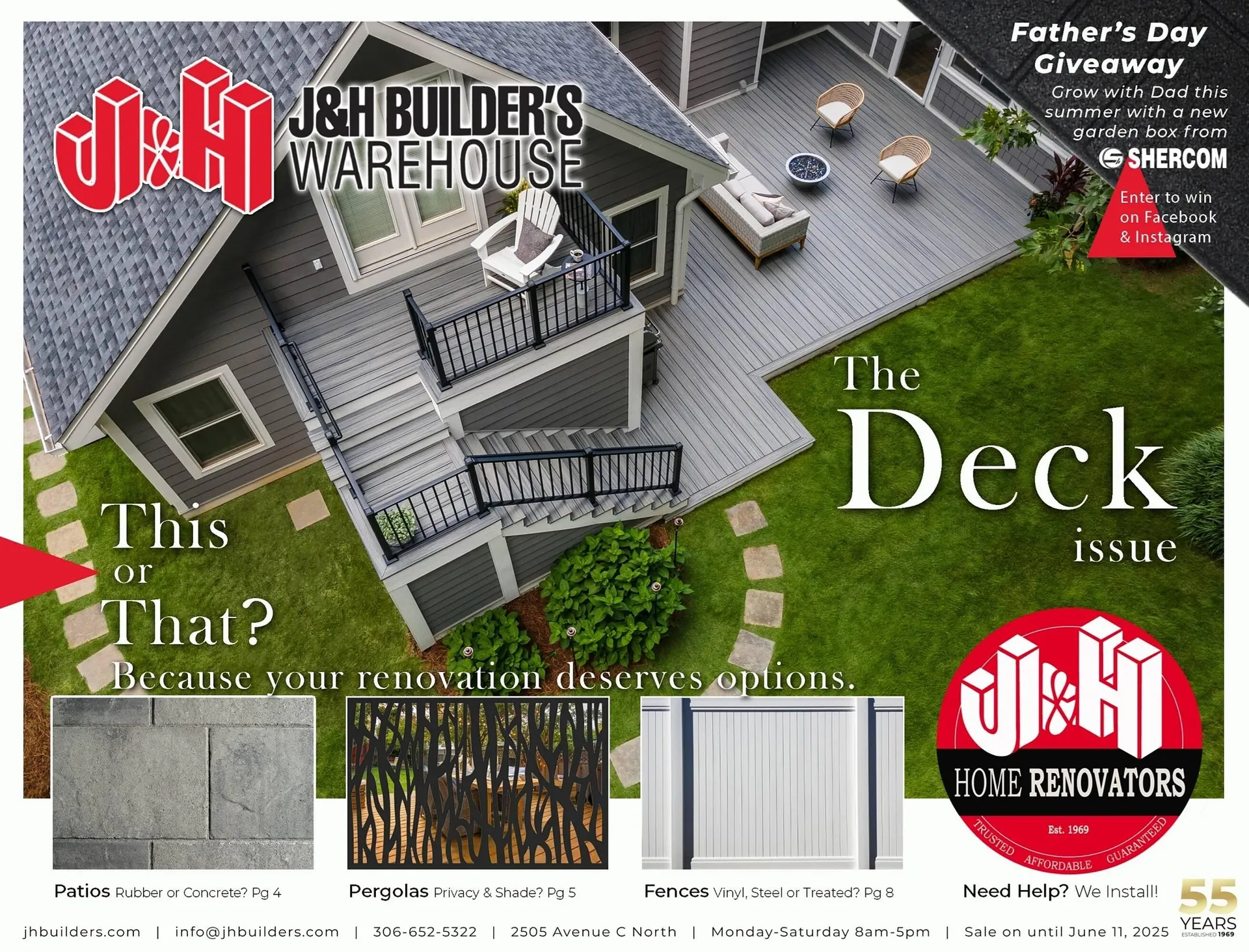J&H Builders Warehouse flyer - 1