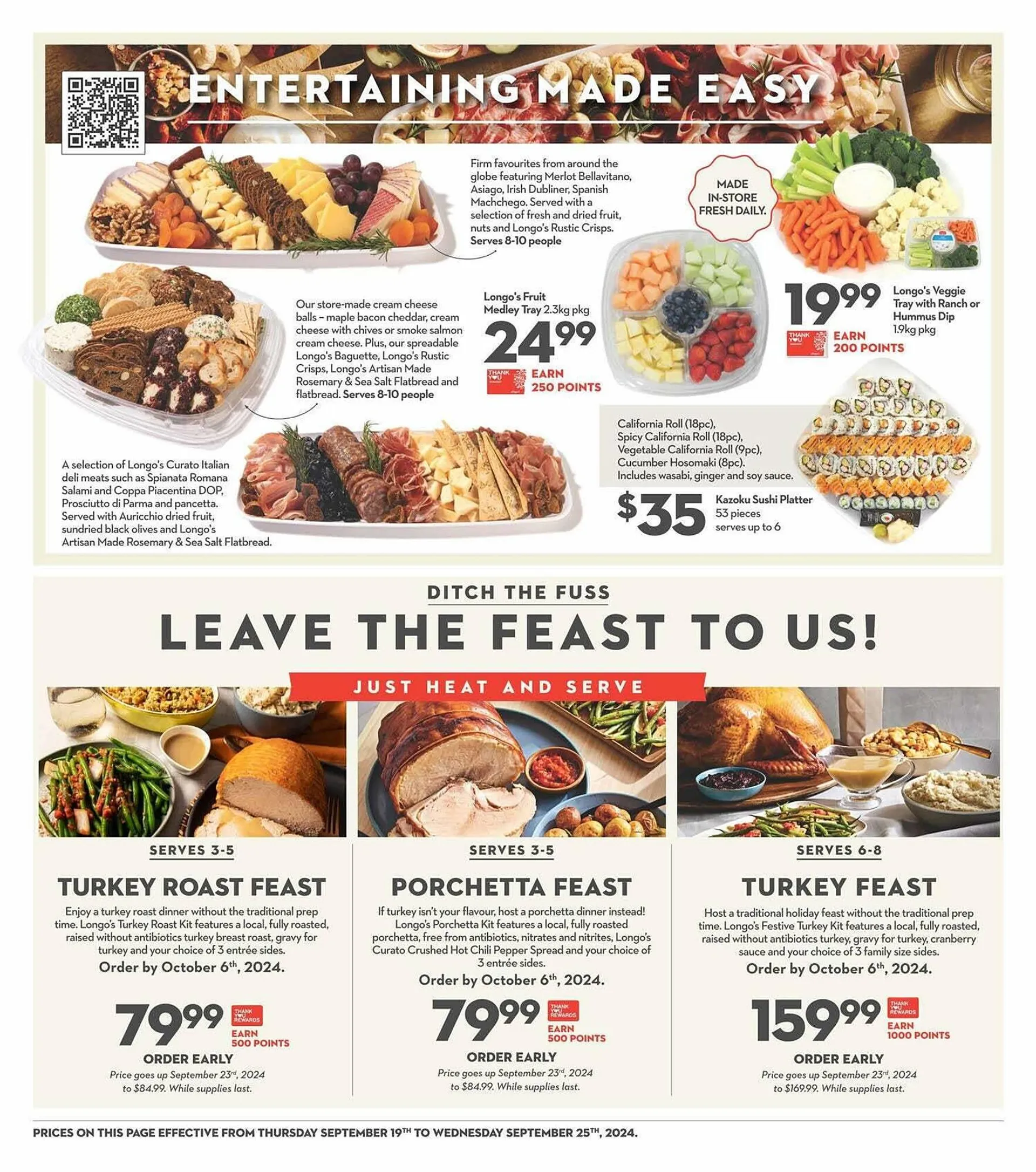 Longo's flyer from September 13 to November 1 2024 - flyer page 11