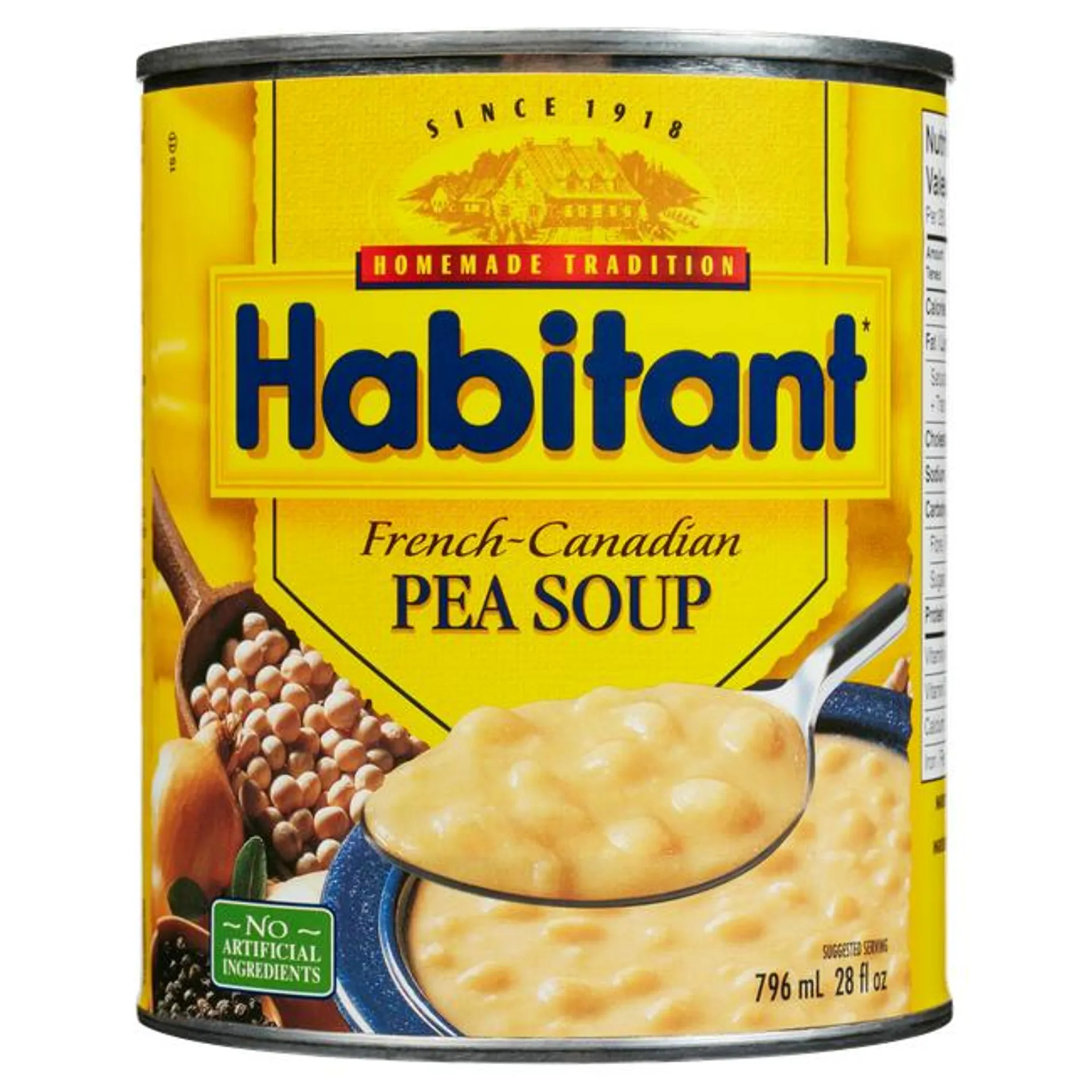 Habitant Ready to Serve Soup French-Canadian Pea Soup 796 Ml