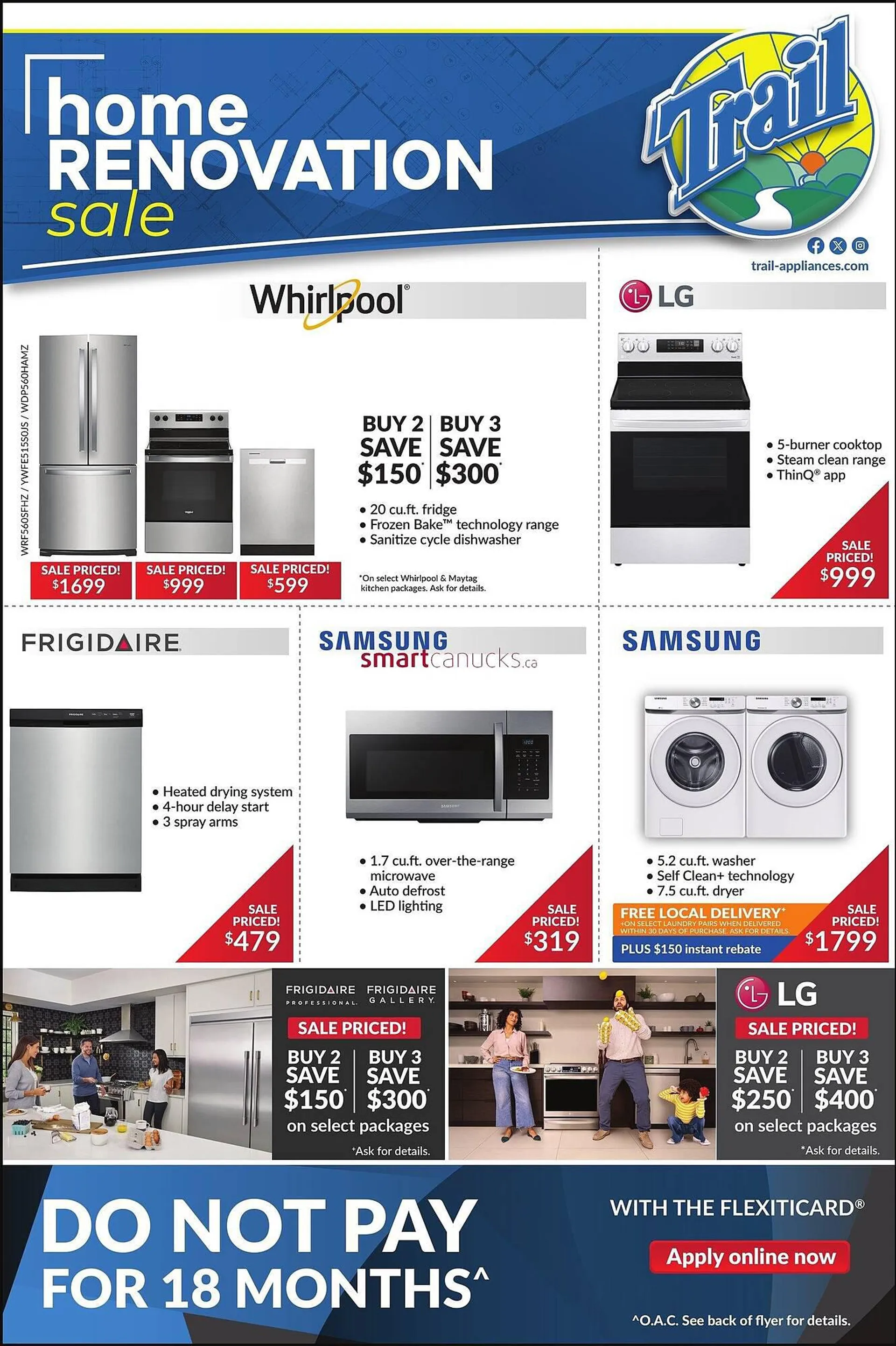 Trail Appliances flyer from March 8 to March 10 2024 - flyer page 1