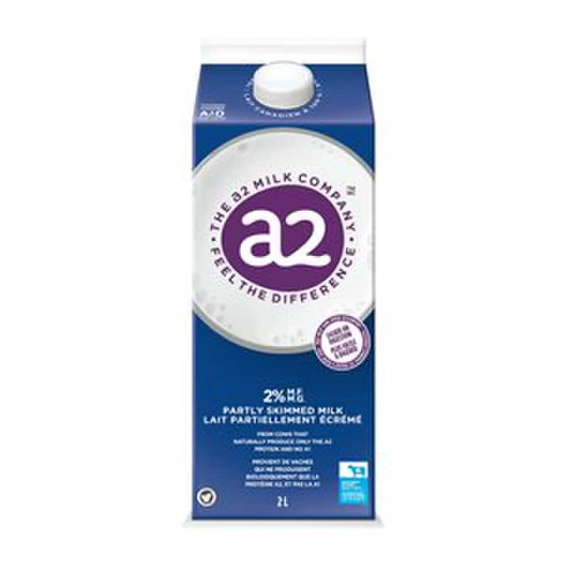 A2 Milk A2 Milk 2% Partly Skimmed 2 L