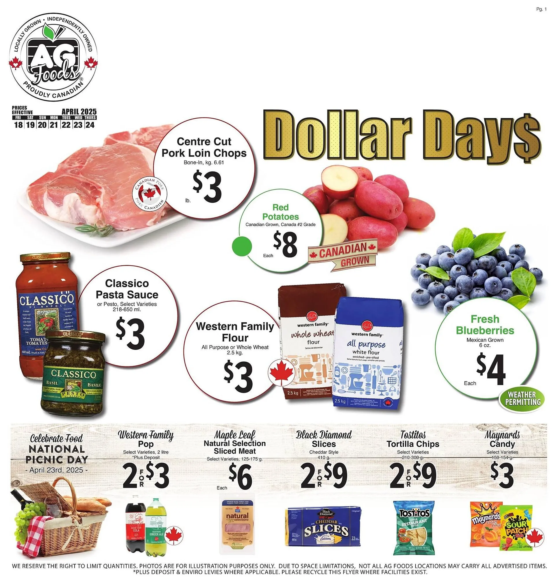AG Foods flyer - 1