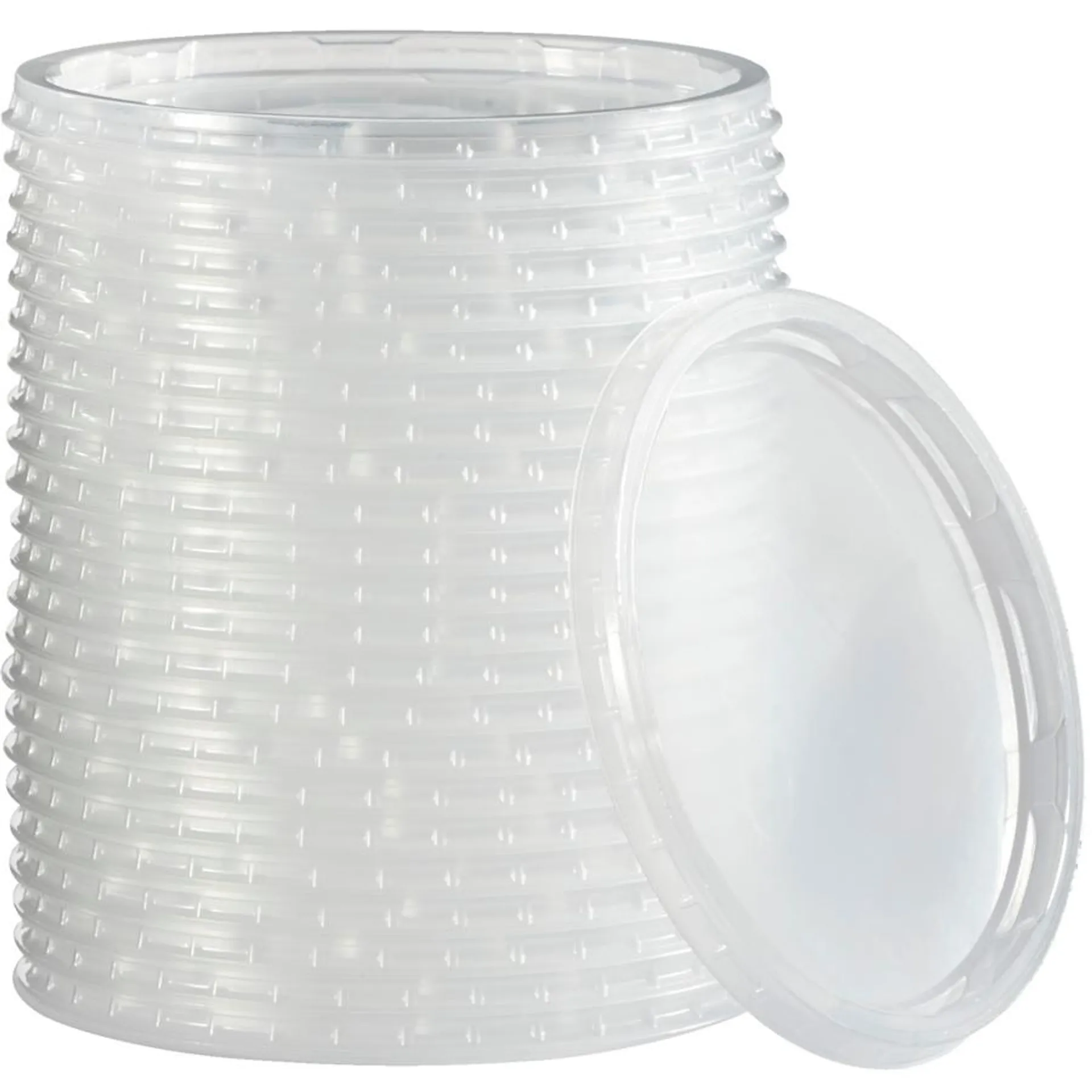 Plastic Deli Lid, Clear, 8-32oz