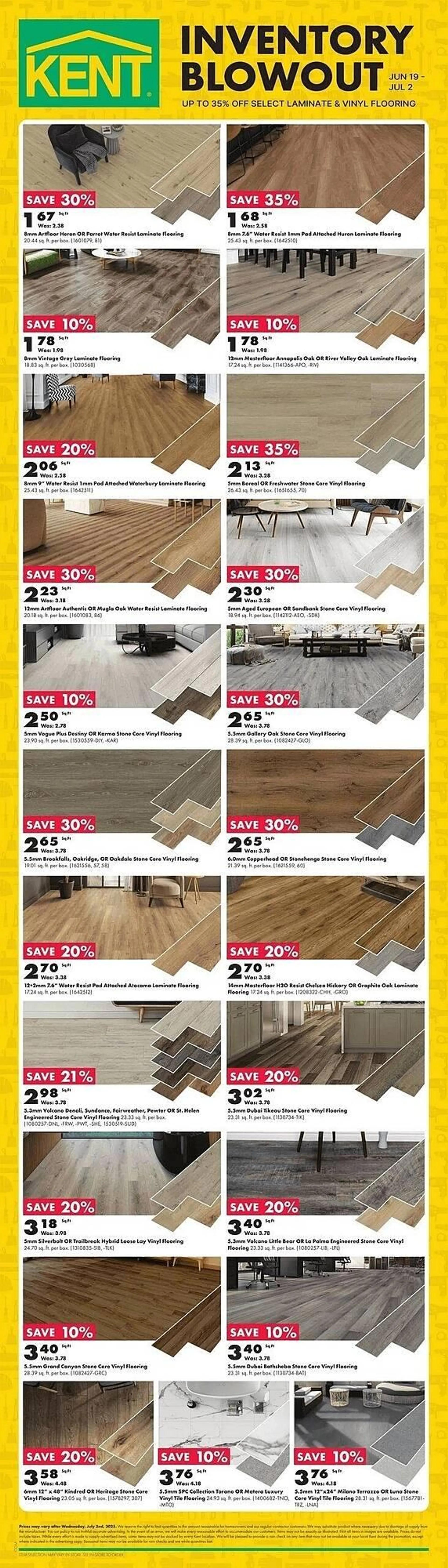 Kent flyer from June 26 to July 3 2025 - flyer page 1