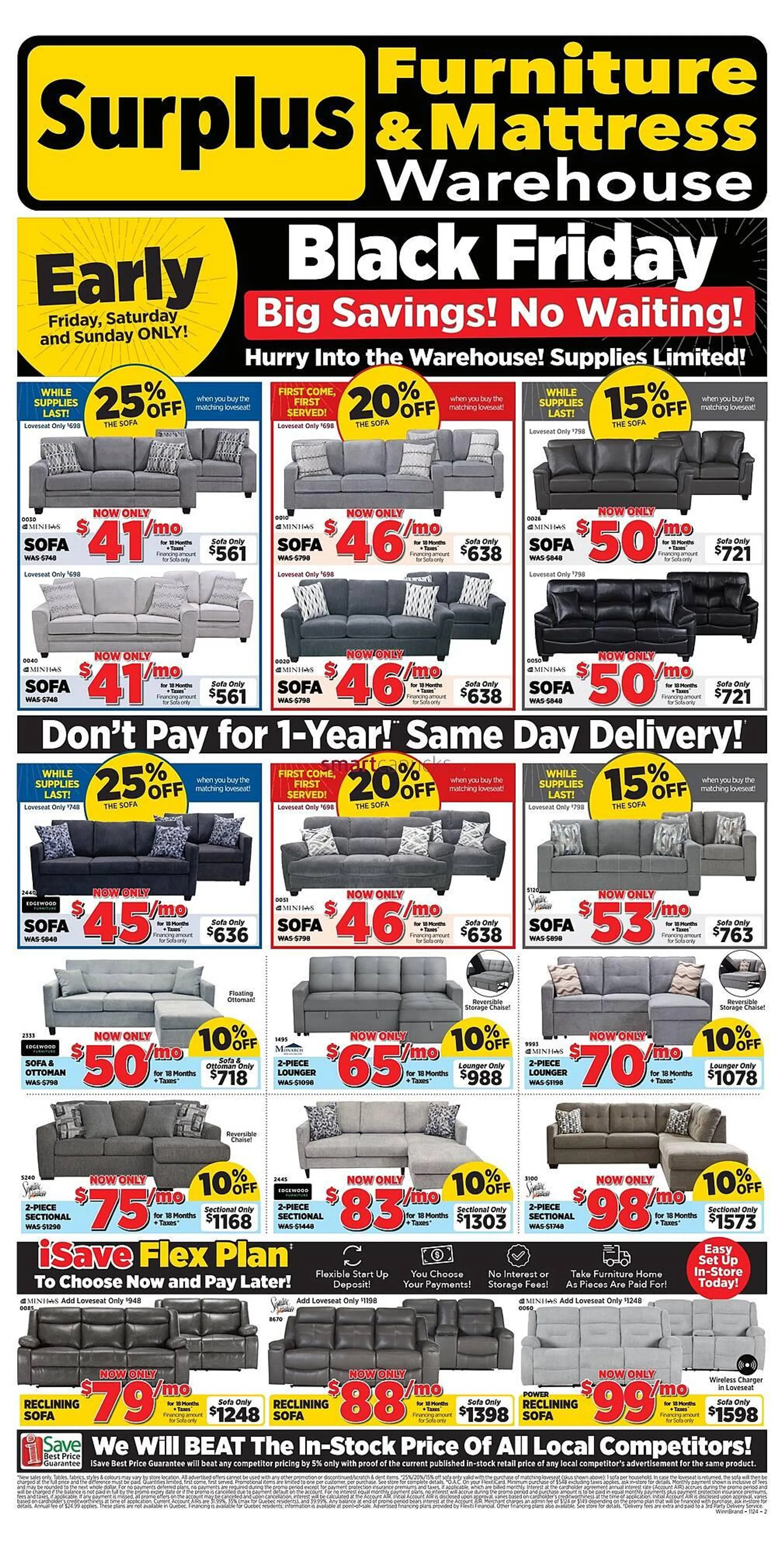 Surplus Furniture flyer - 1