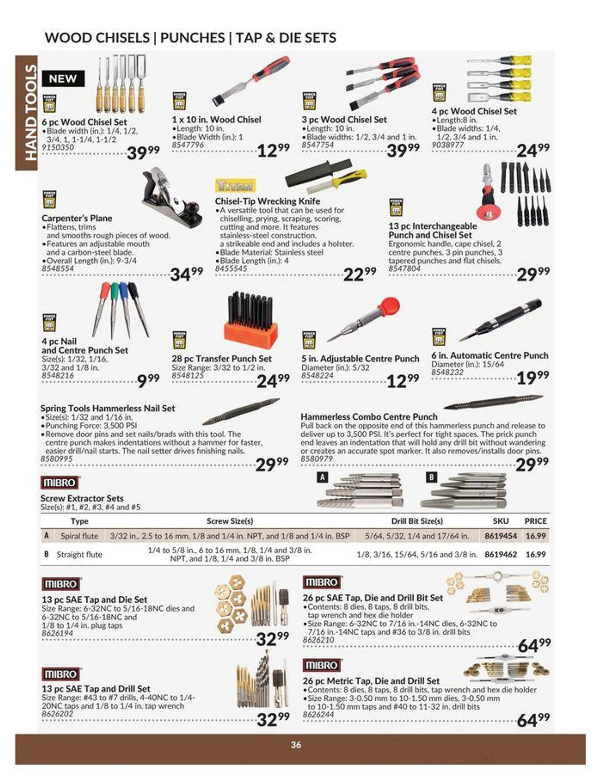 Hand Tools Catalogue from April 23 to April 22 2025 - flyer page 36