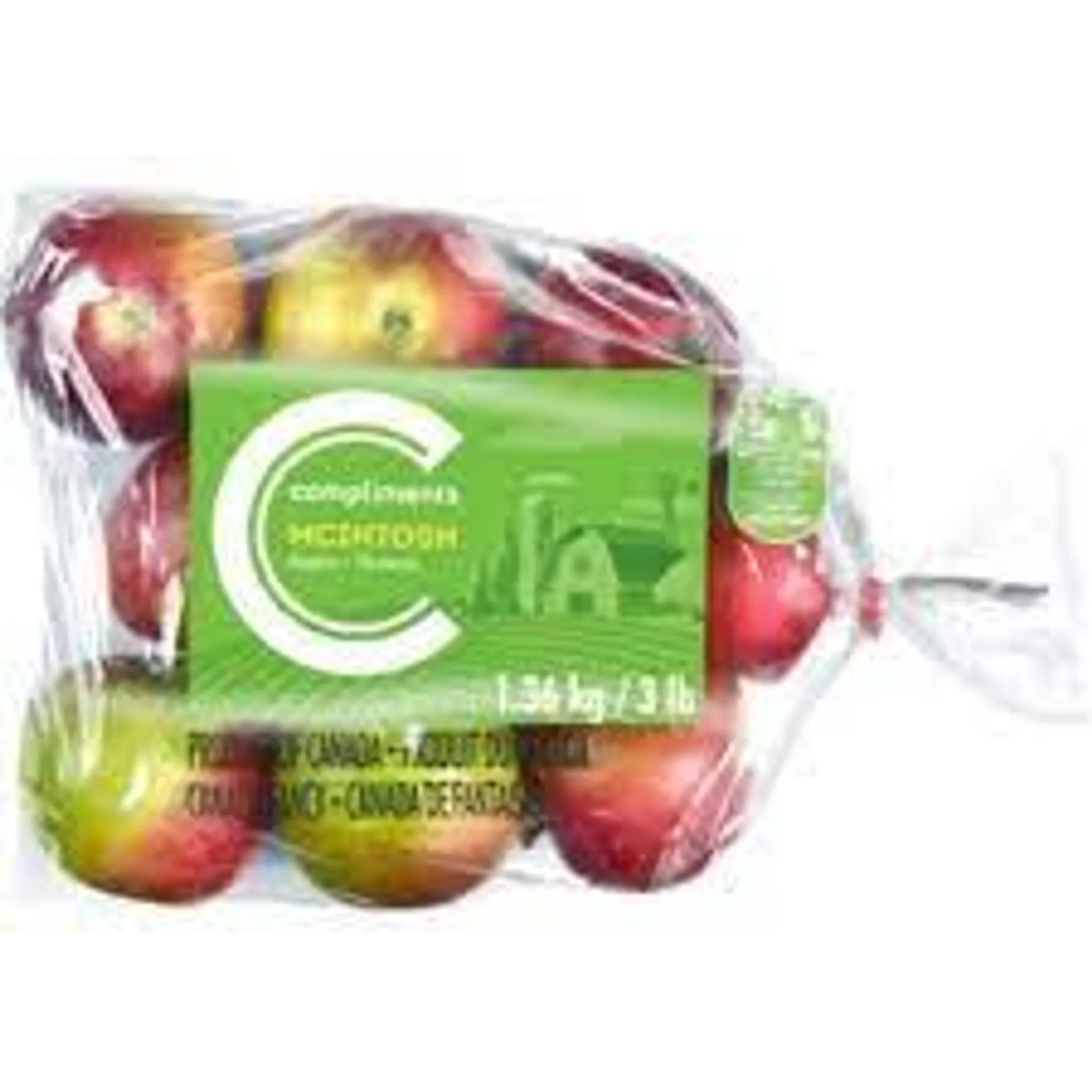 COMPLIMENTS MCINTOSH APPLES 3Lb BAG