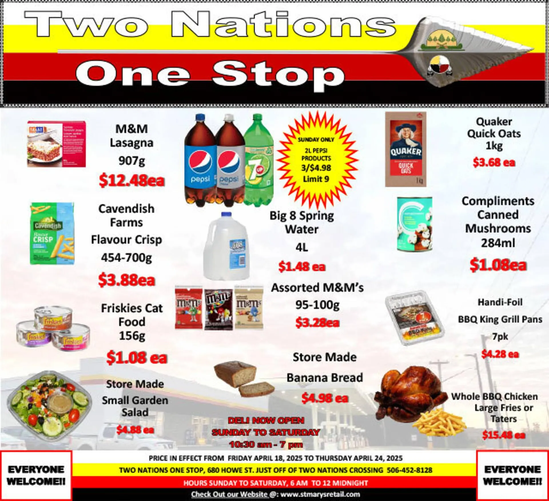 Two Nations One Stop flyer - 1