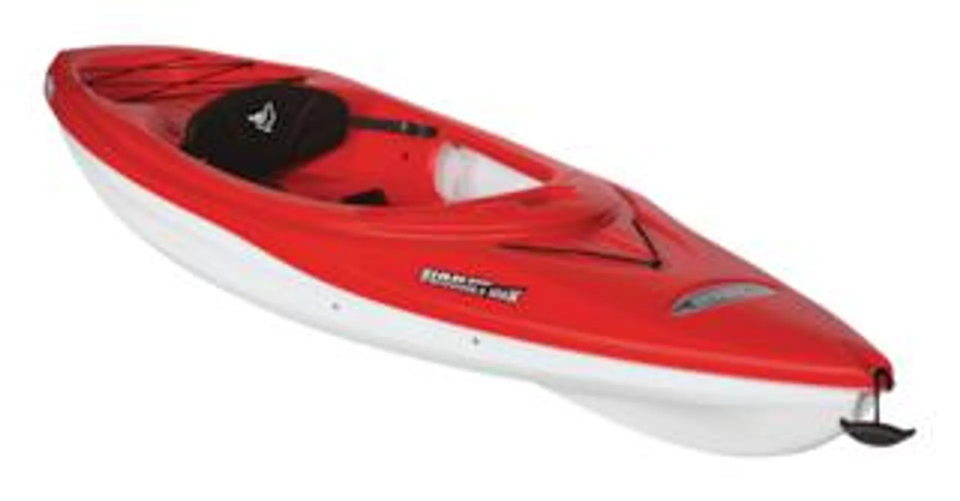 Pelican Summit 100X Sit-in 1-Person Kayak, Fireman Red/White, 10-ft